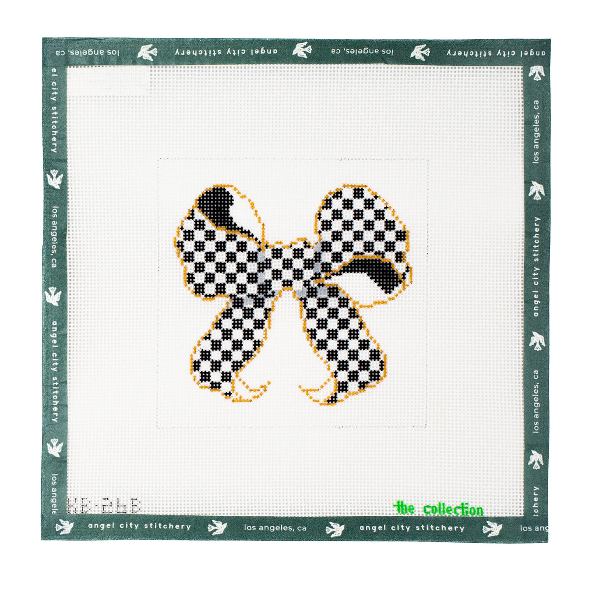 Black & White Bow 5x5