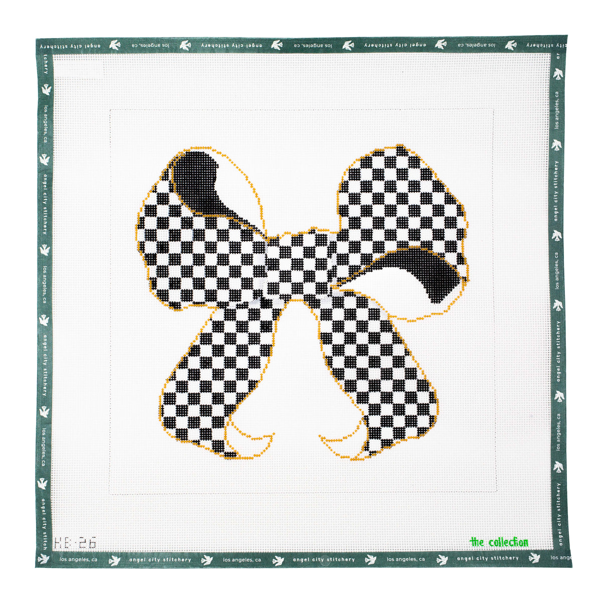 Black & White Bow (12 x 12)