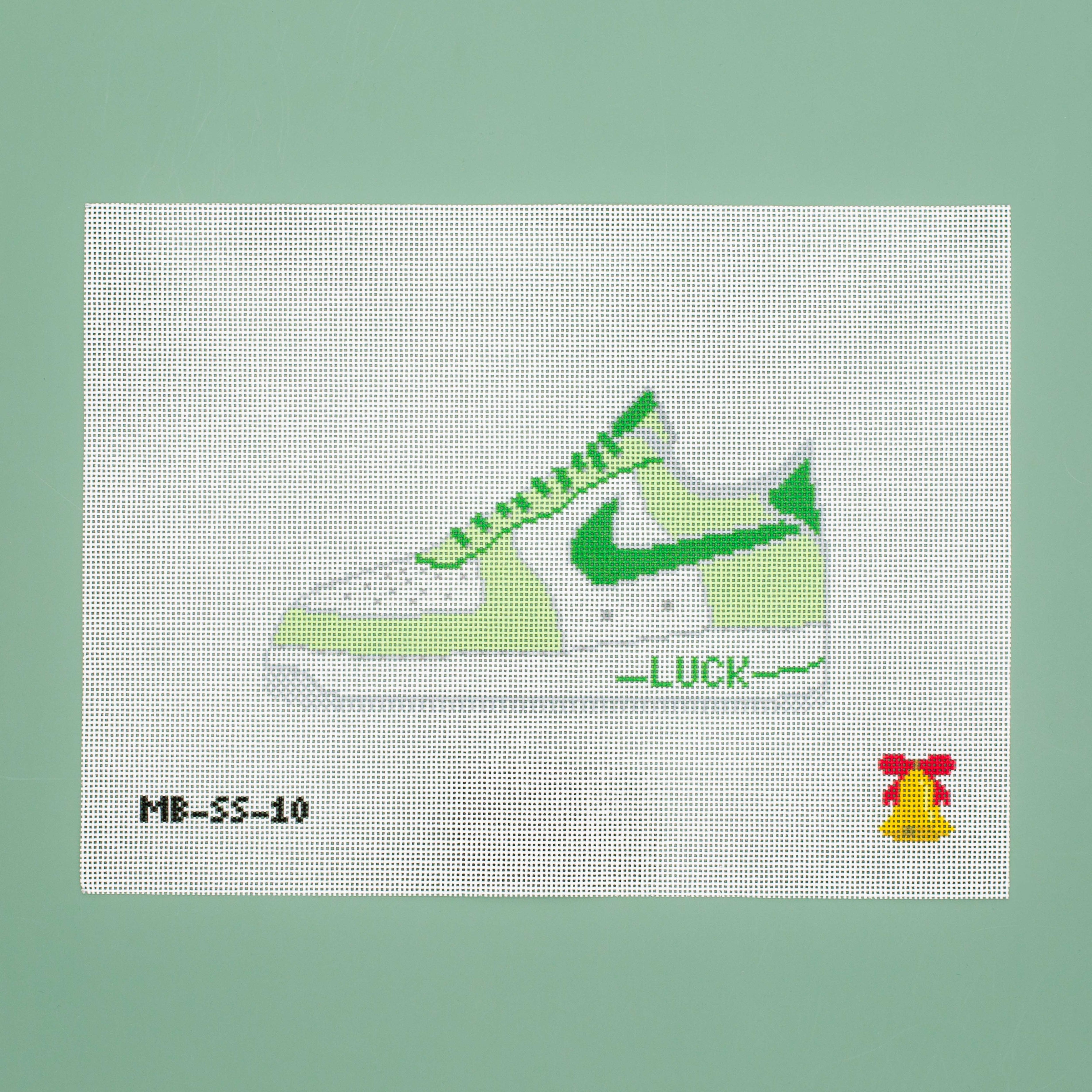Green Luck Gingham Sneaker (18 Mesh)