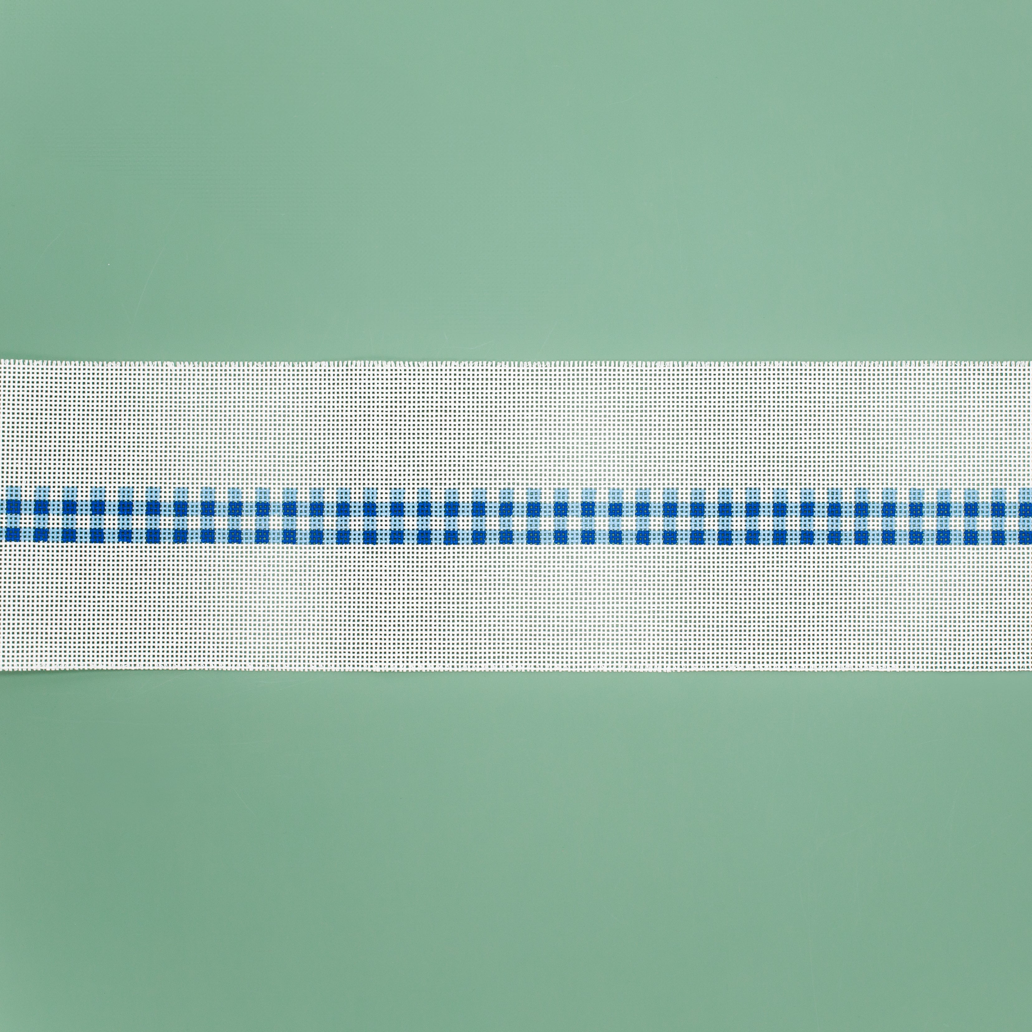 Gingham Hatband (Blue)