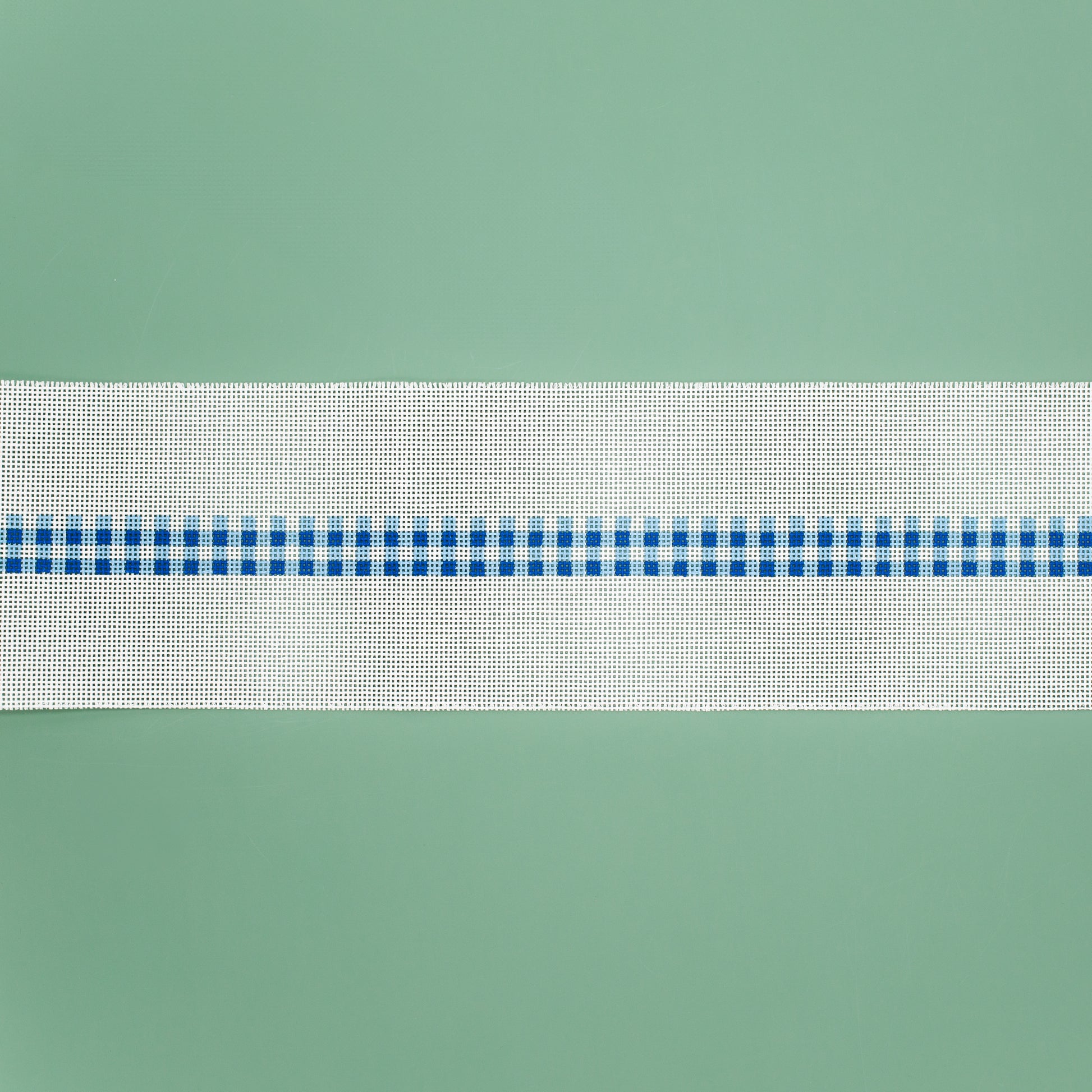 Gingham Hatband (Blue)