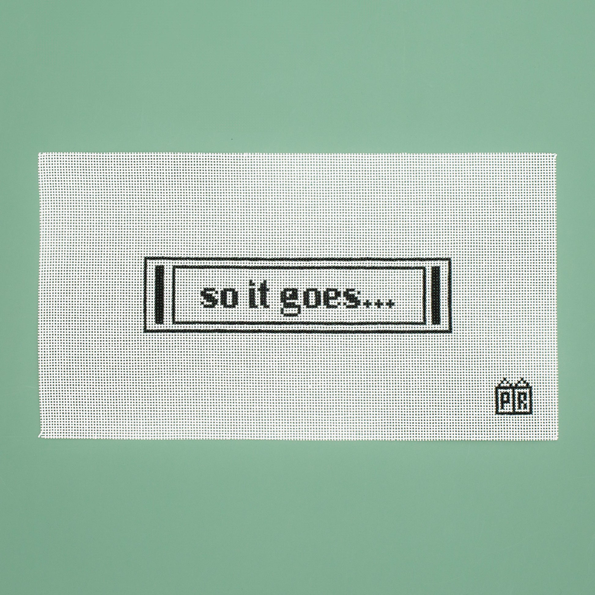 So It Goes...