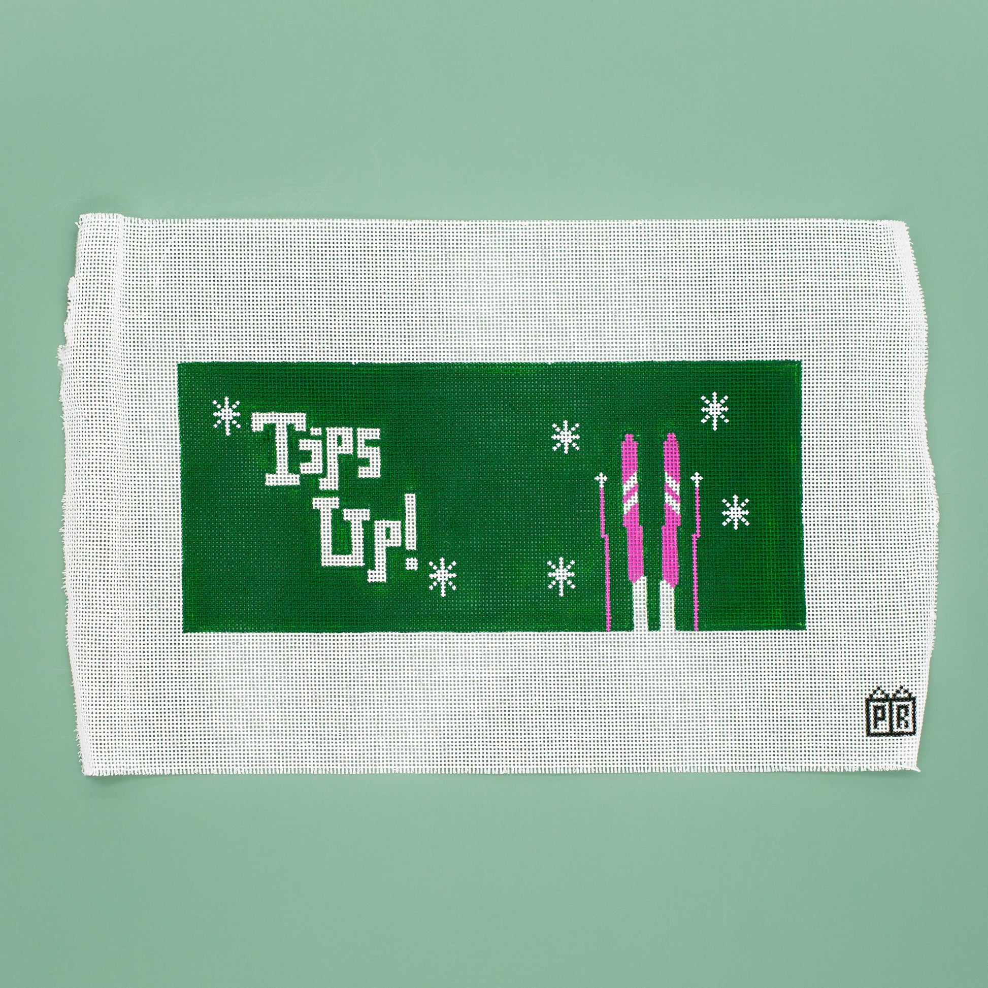 Tips Up Flask (Green)
