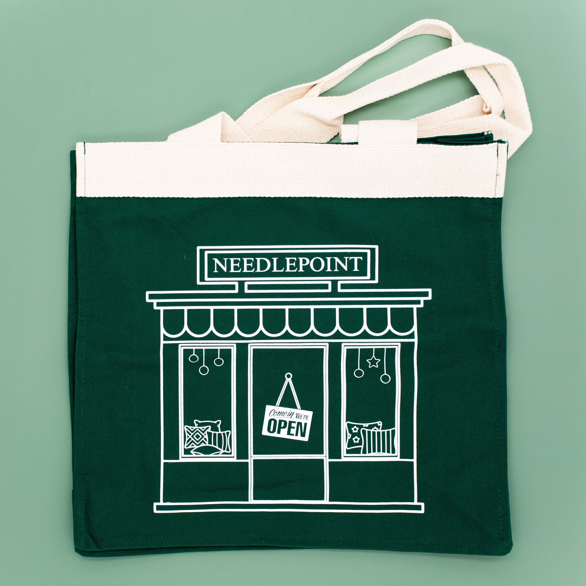 Needlepoint Book Bag