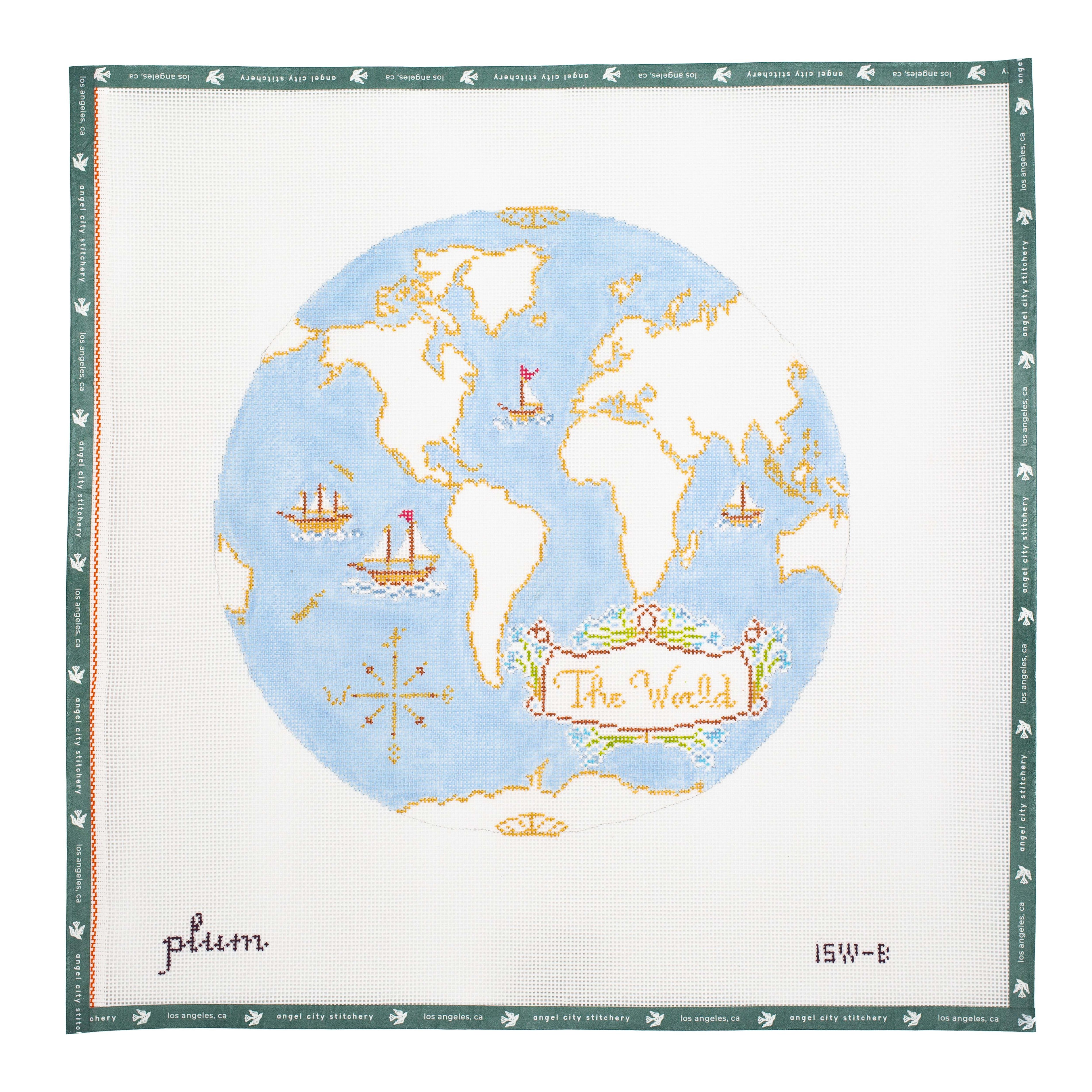 Atlas Pillow (Light Blue)