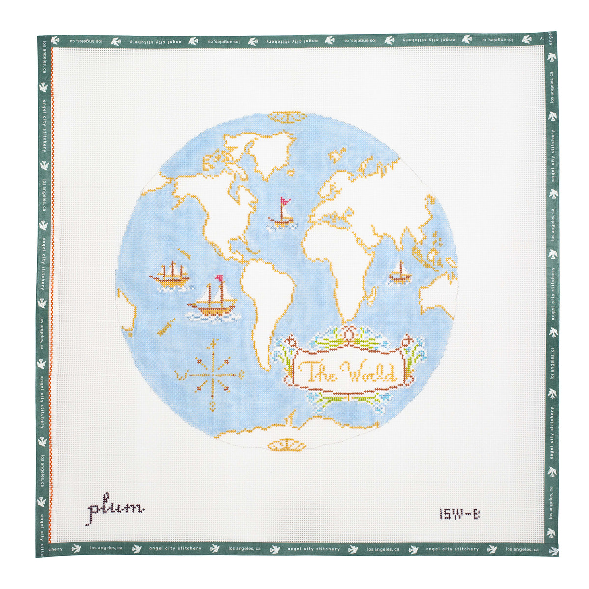 Atlas Pillow (Light Blue)