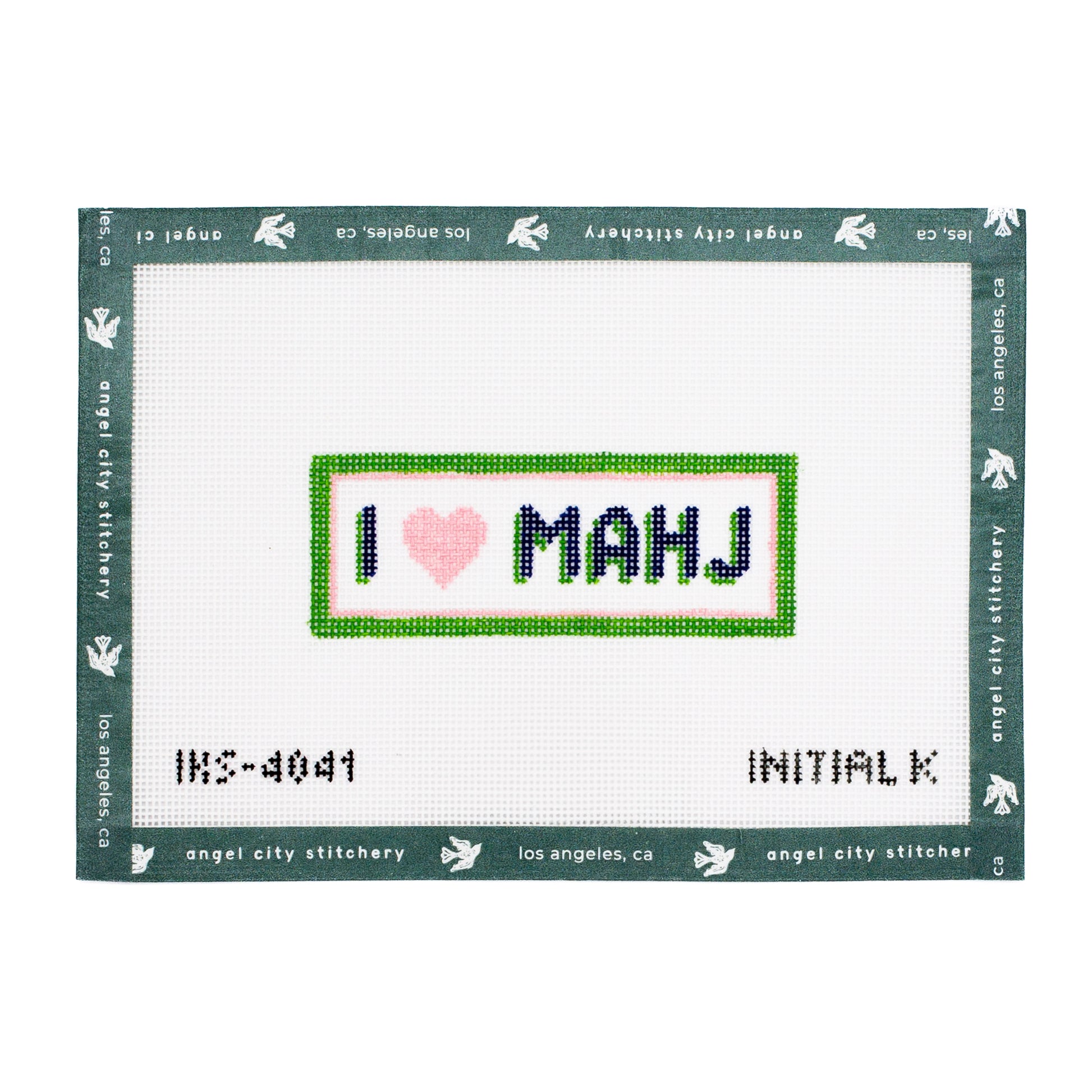 I Heart Mahj Bag Tag