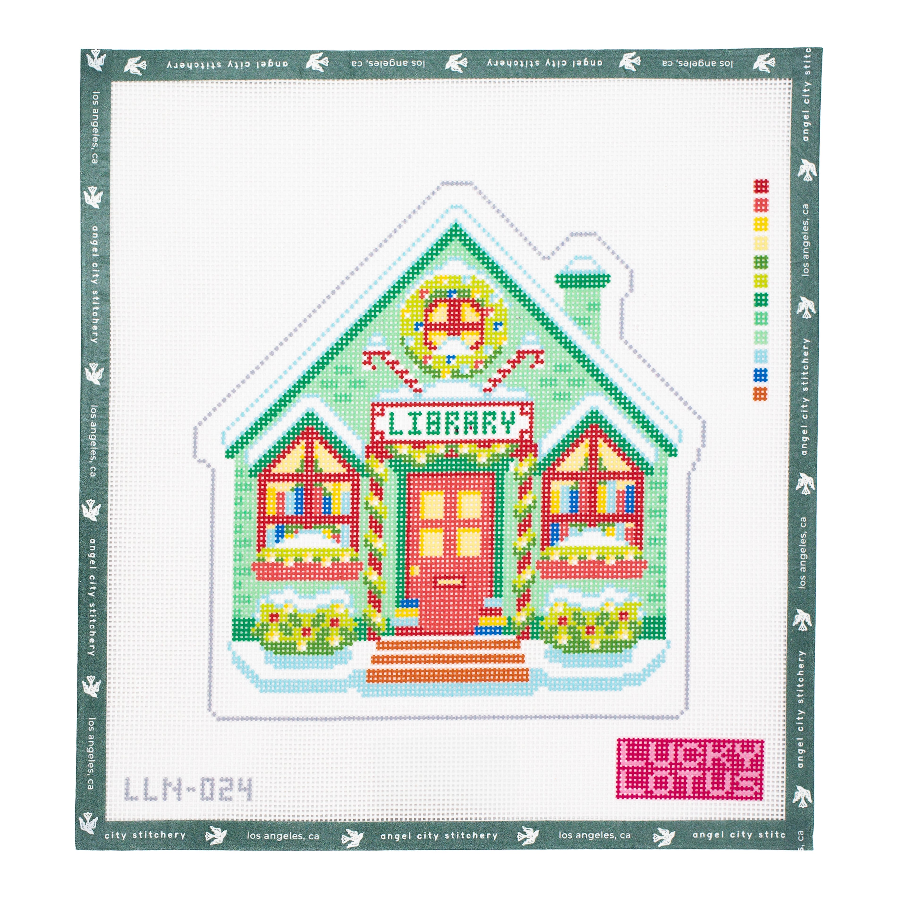 Library Christmas Village