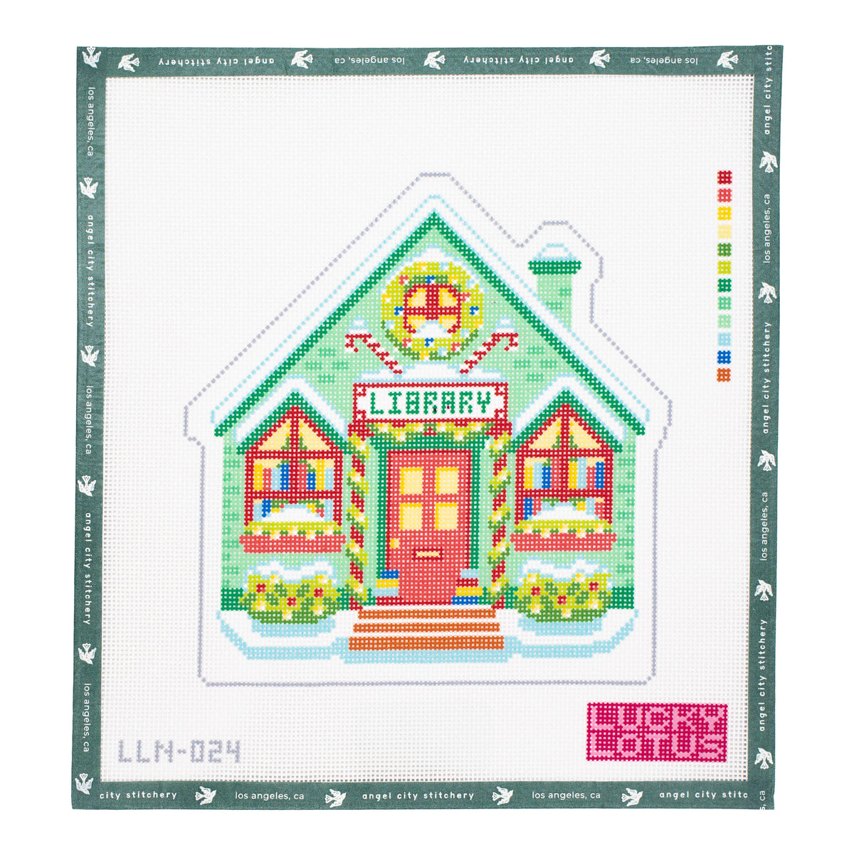 Library Christmas Village
