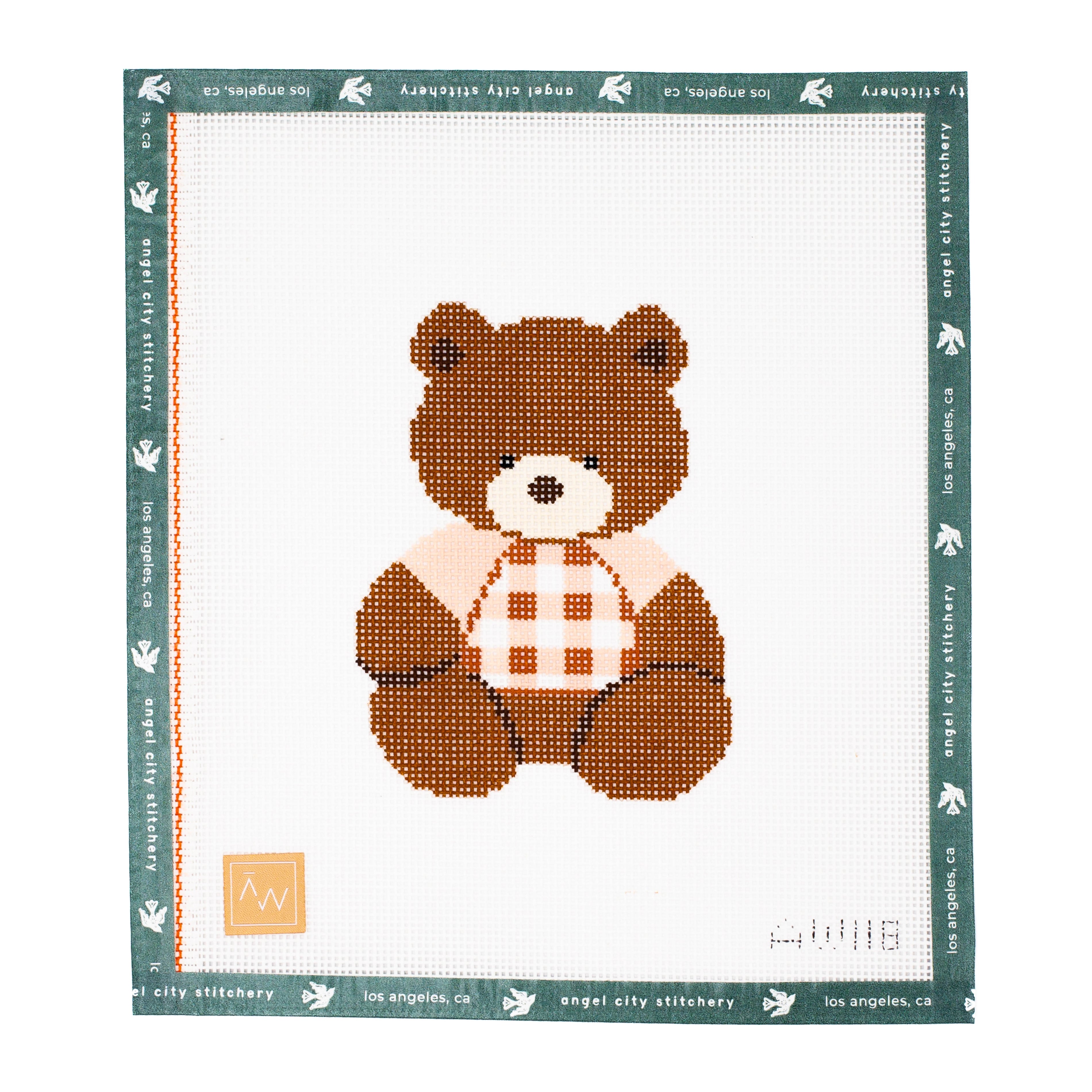 Gingham Bear (Beige)