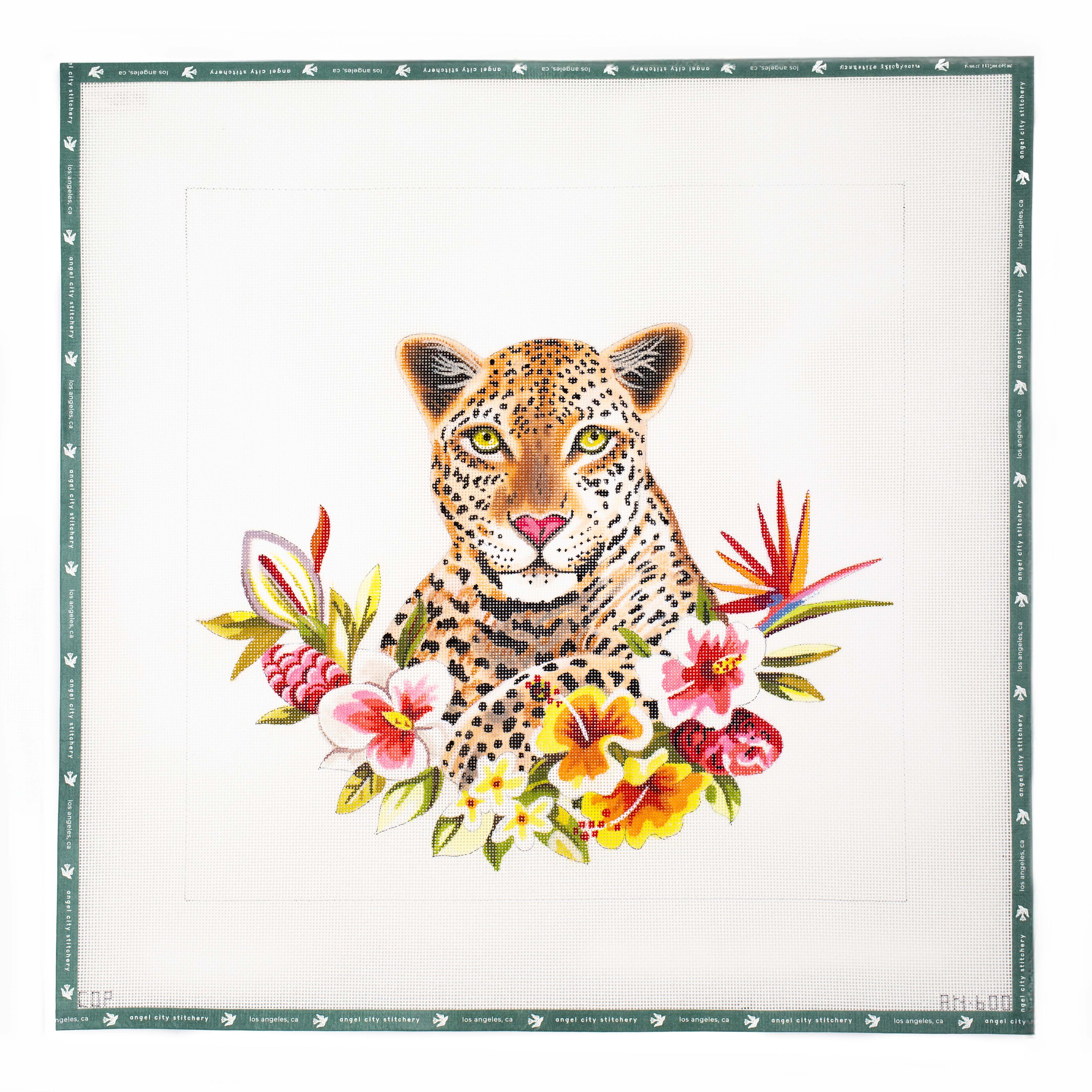 Leopard with Tropical Florals (AN600)