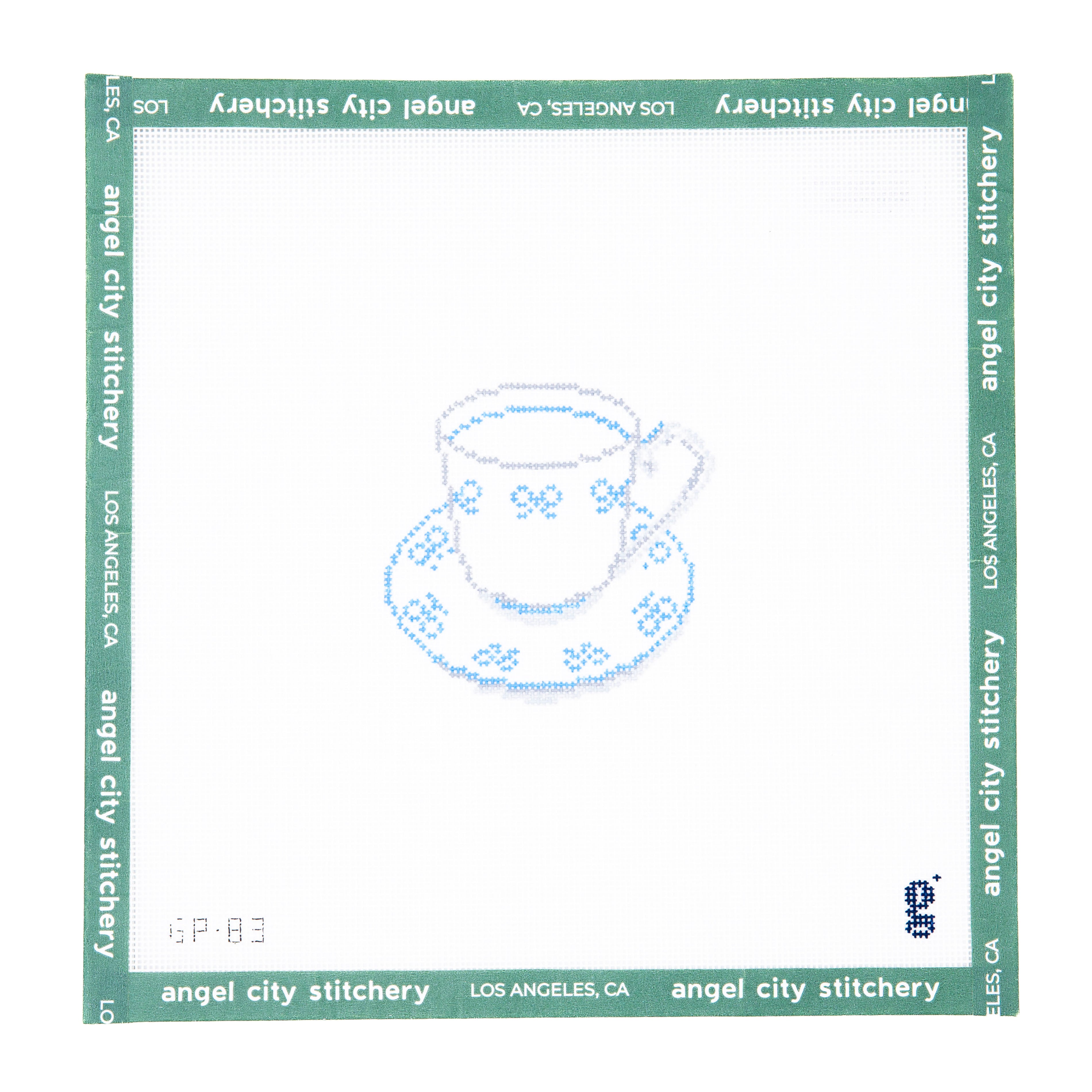 Blue Bow Teacup