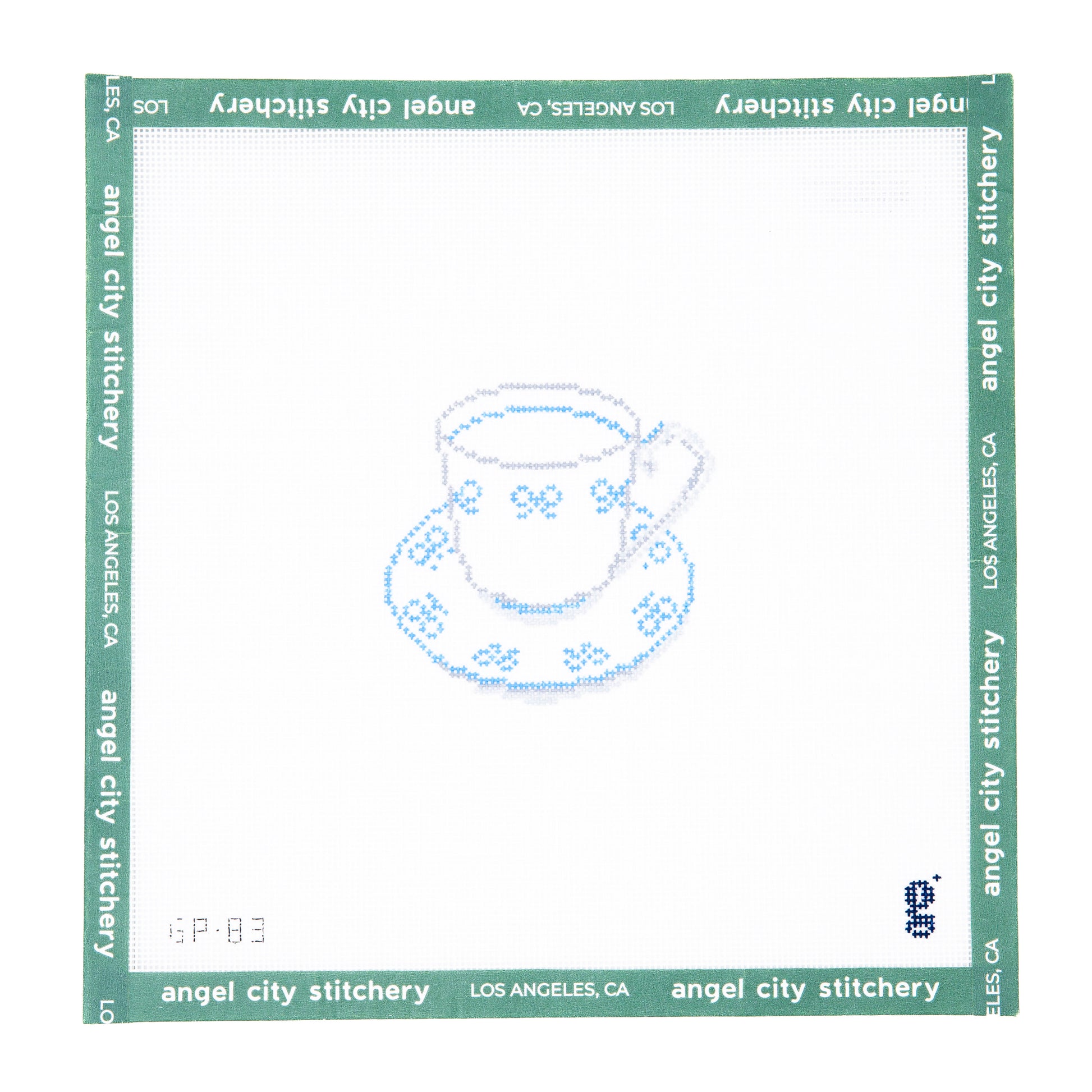 Blue Bow Teacup