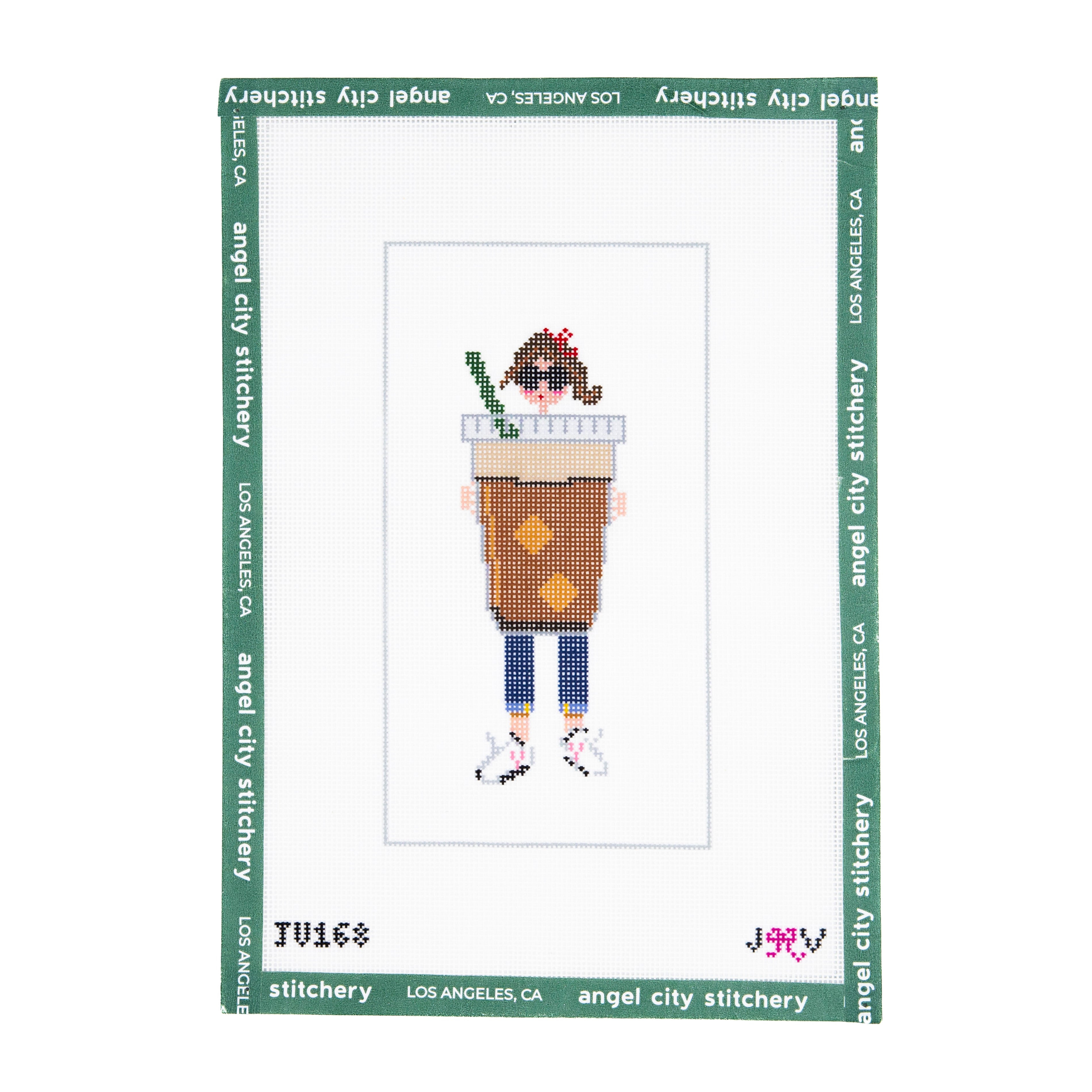 Iced Coffee Girl (Brunette)