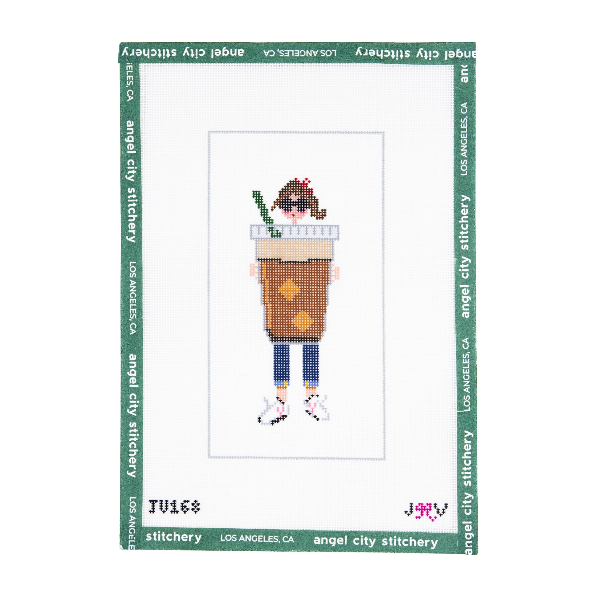 Iced Coffee Girl (Brunette)