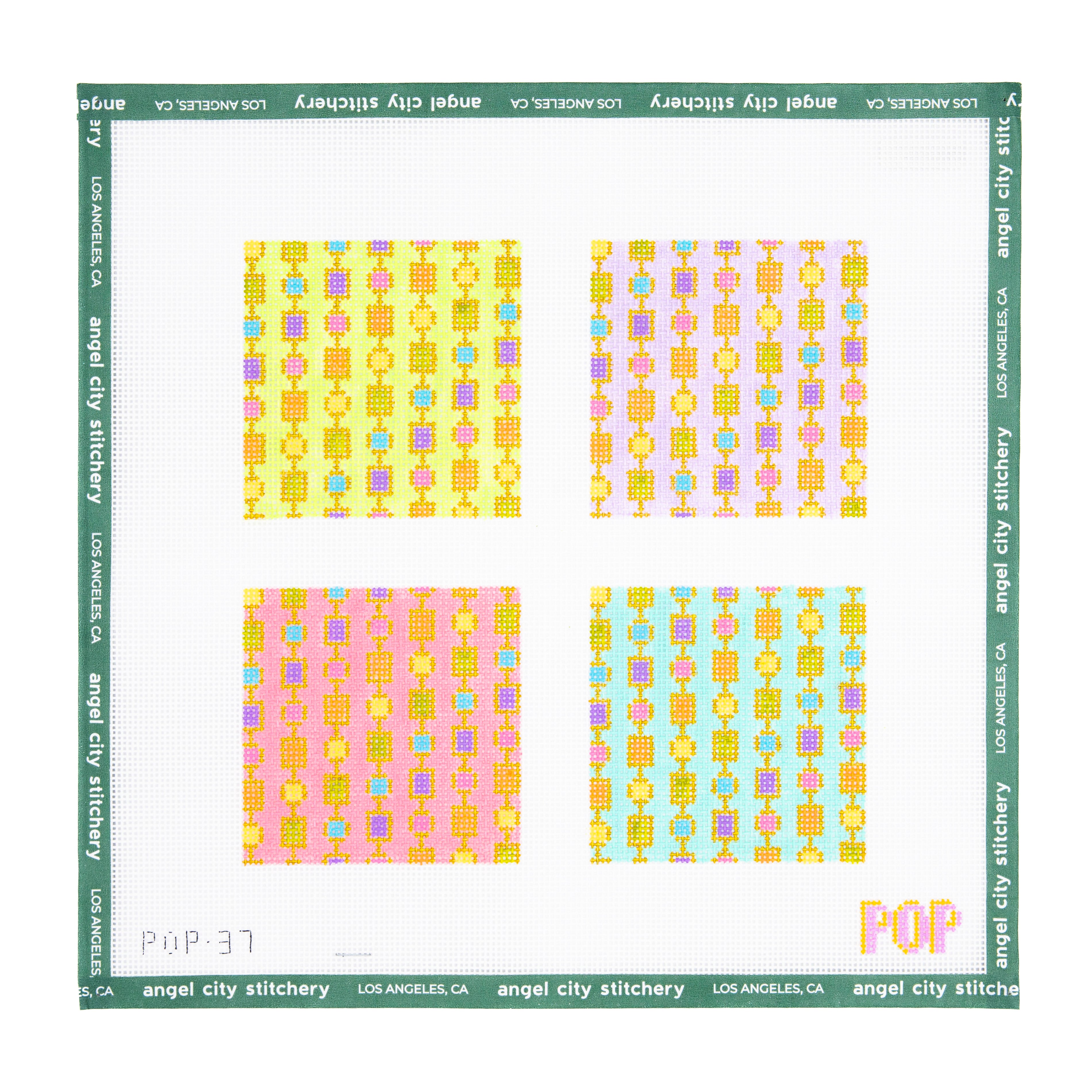 Ombre Rainbow Chain Coasters