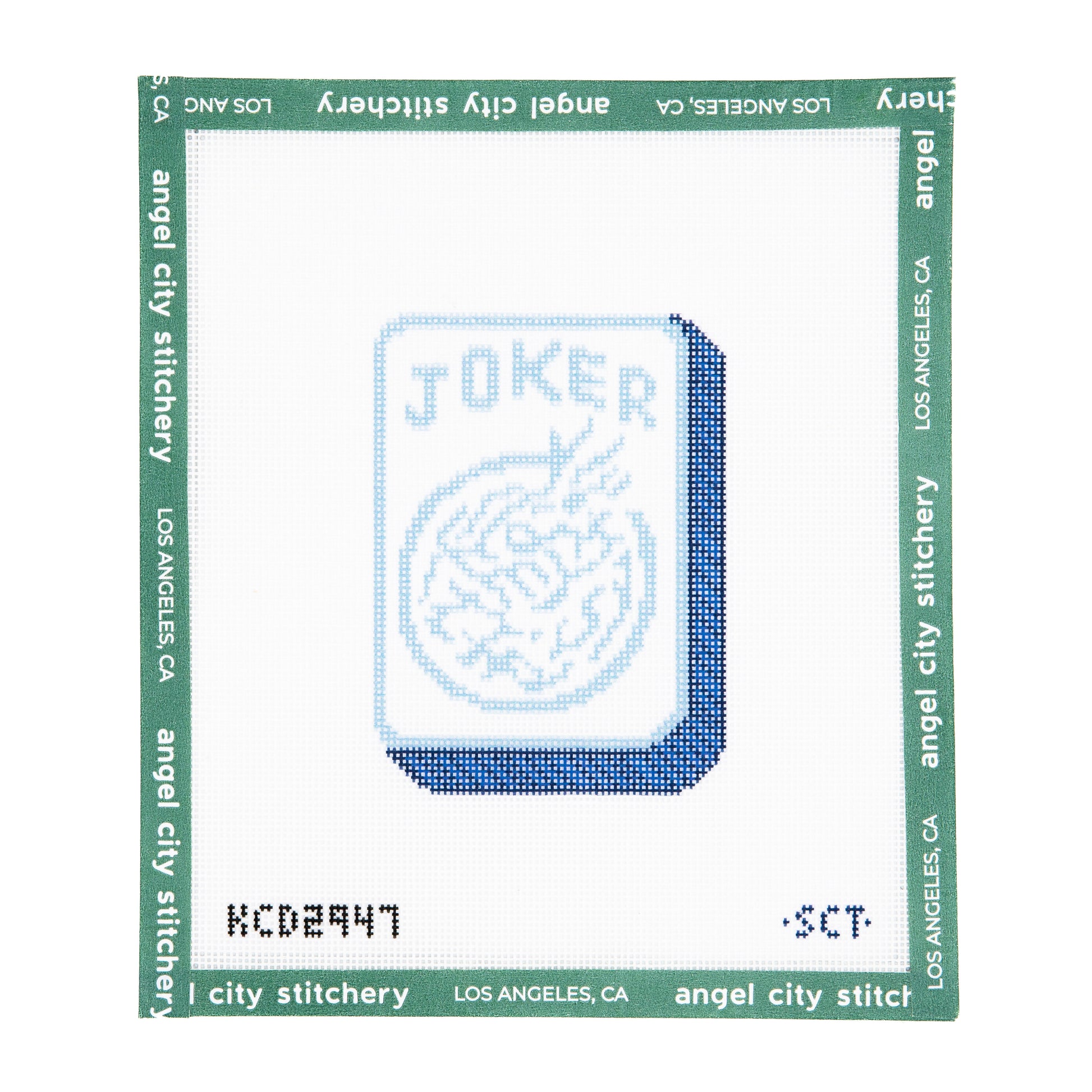 Mahjong Joker  (Blue & White)