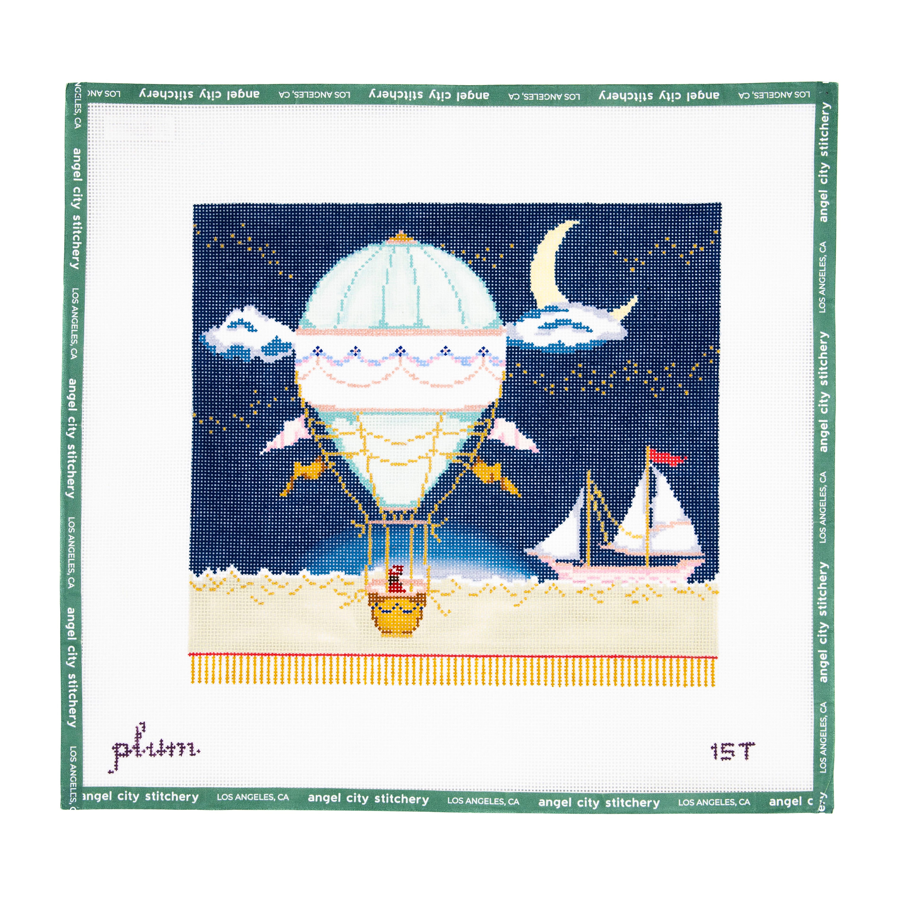 Plum Stitchery Hot Air Balloon Canvas