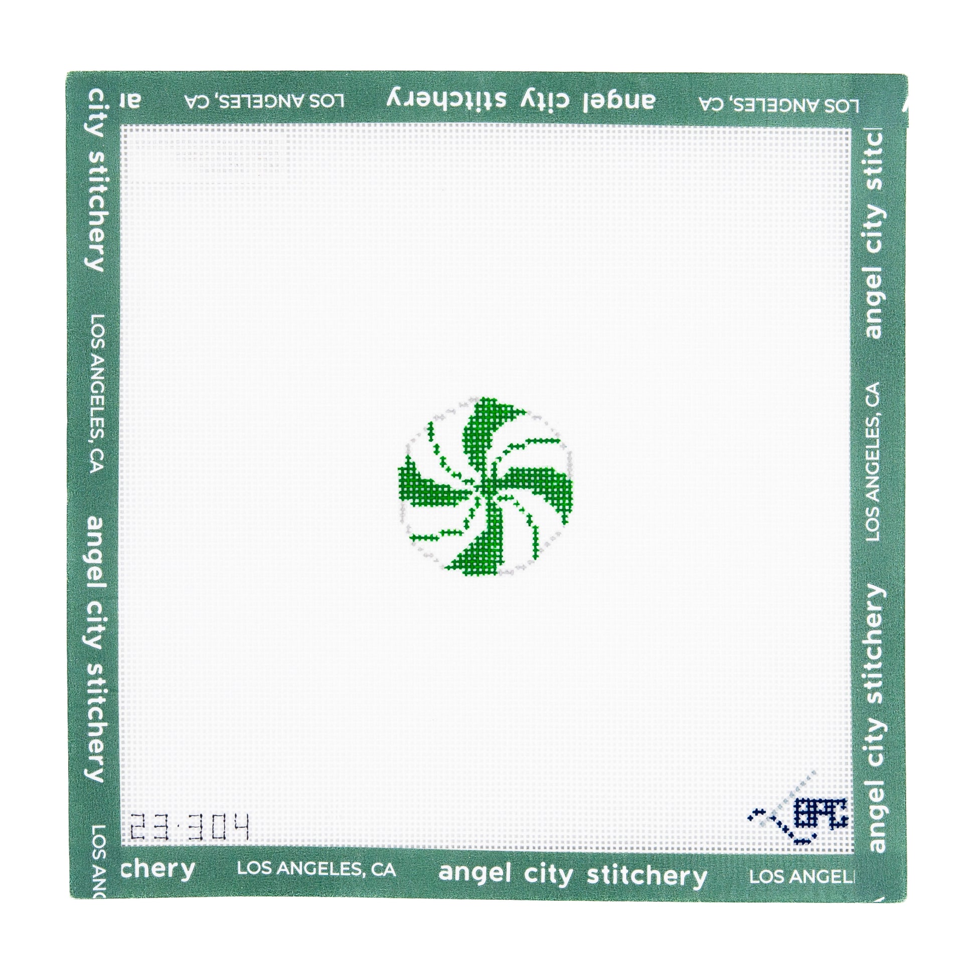 Micro Green Peppermint Circle