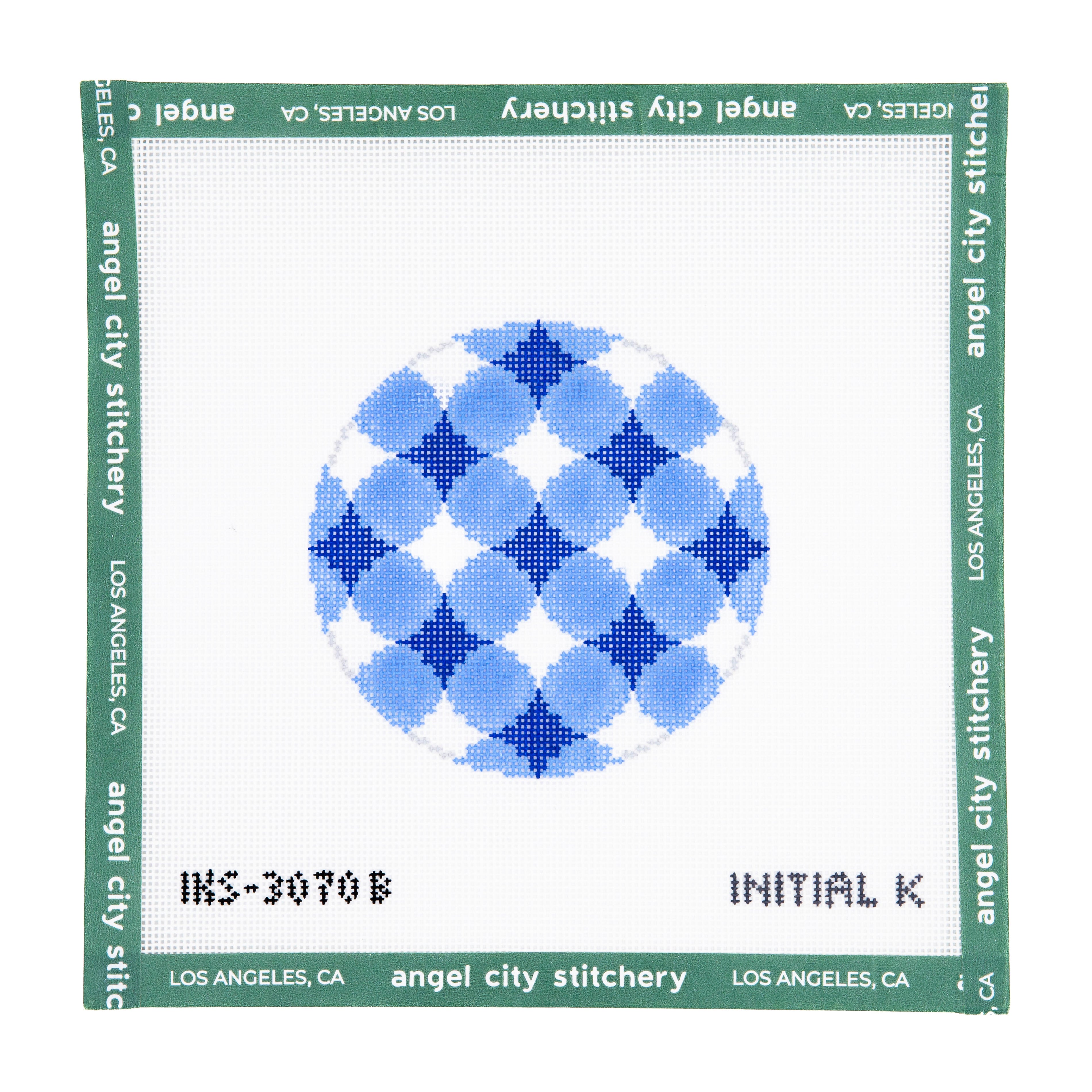 Blue Starburst Ornament