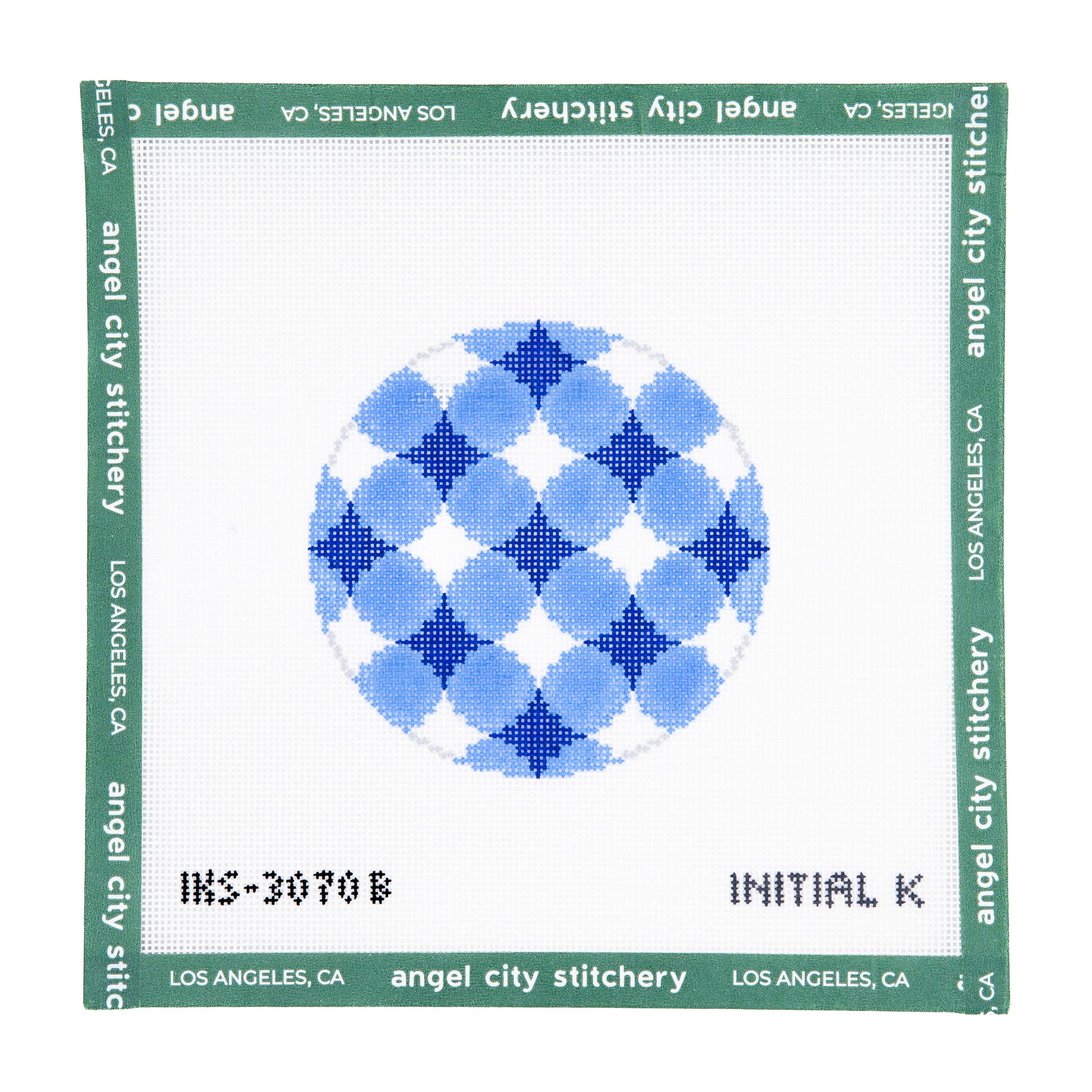 Blue Starburst Ornament