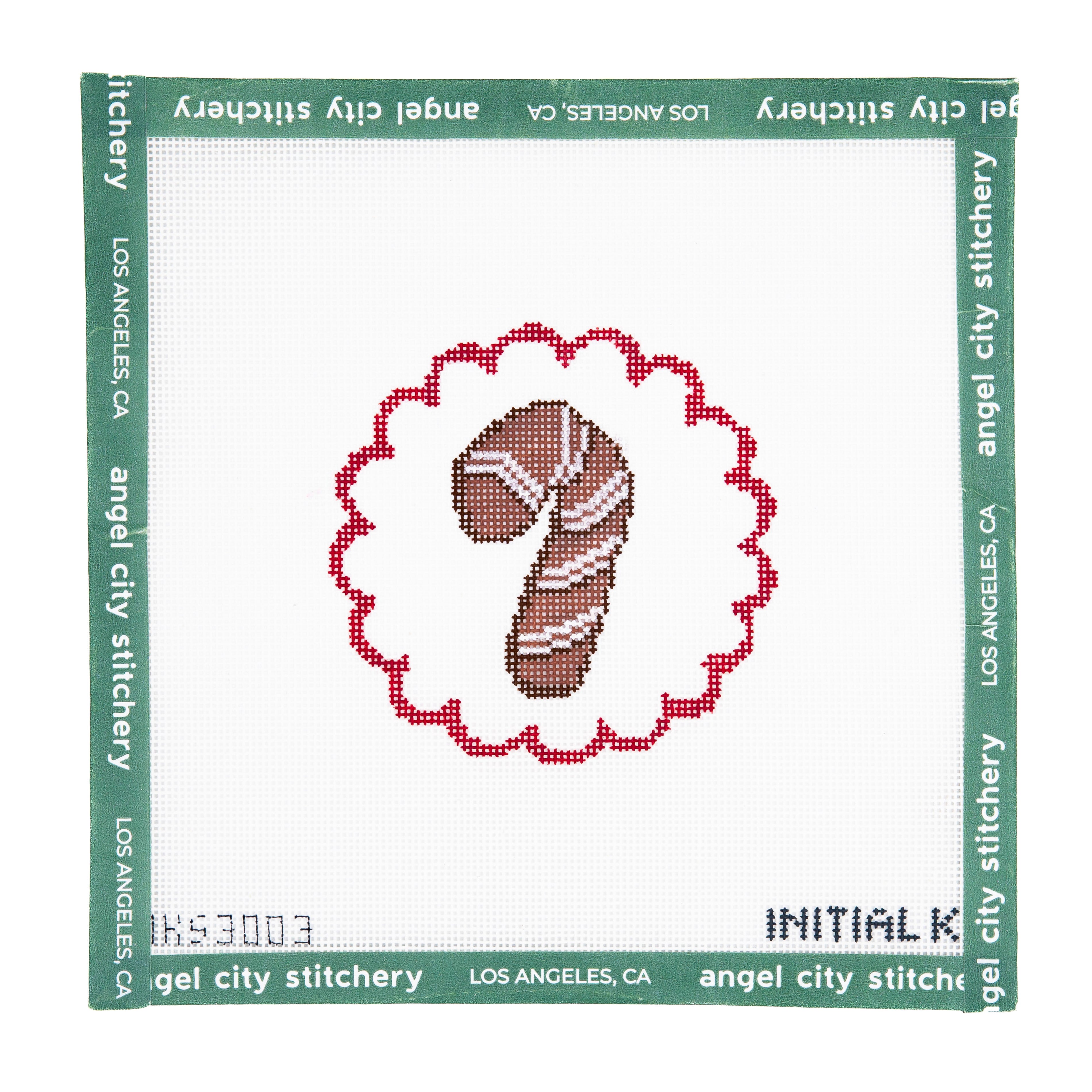 Candy Cane Cookie Ornament