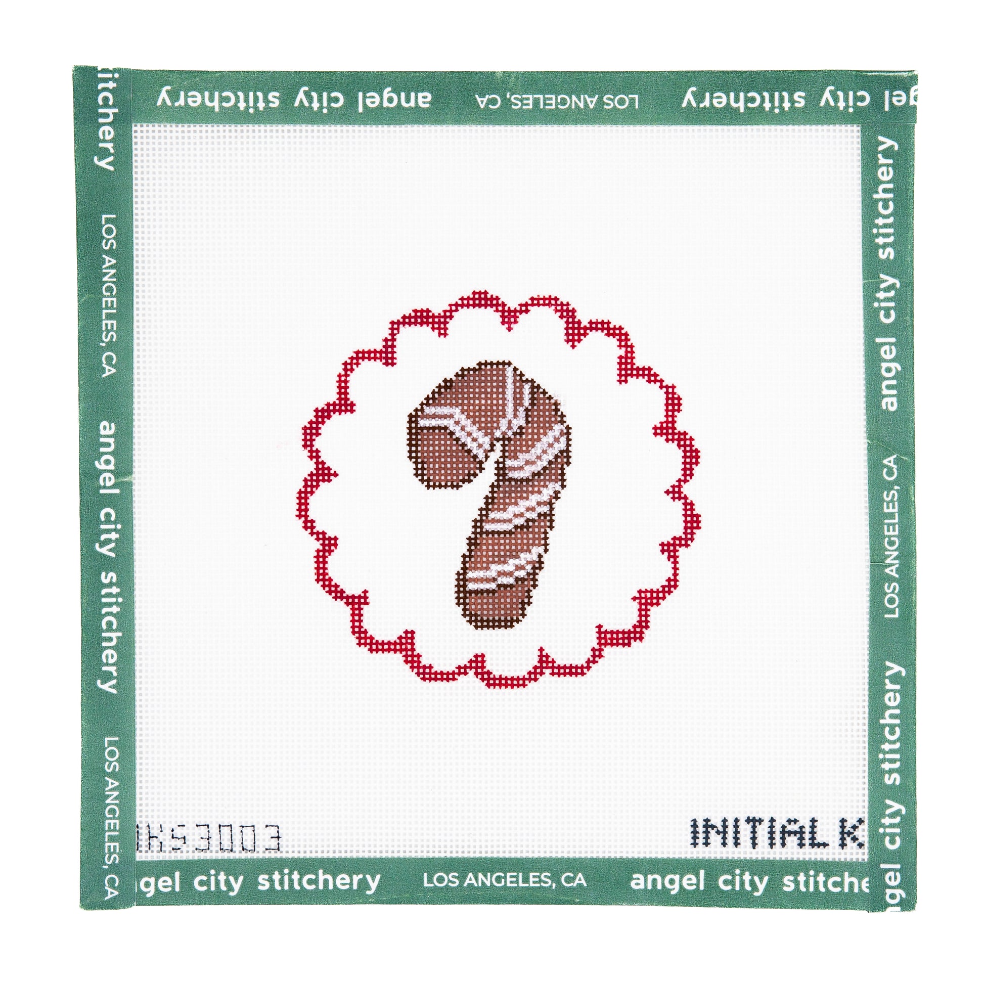 Candy Cane Cookie Ornament