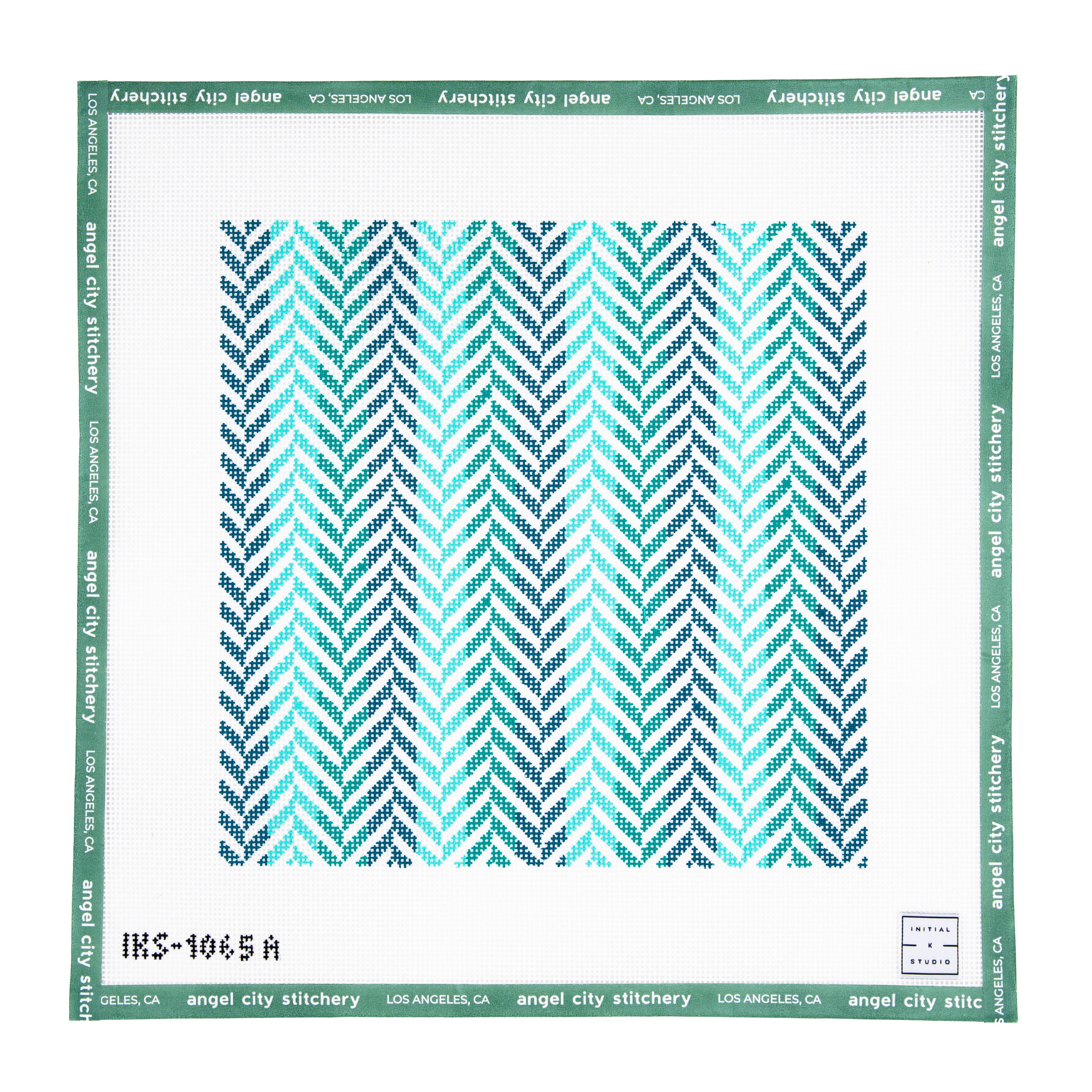 Herringbone Pillow (Turquoise)