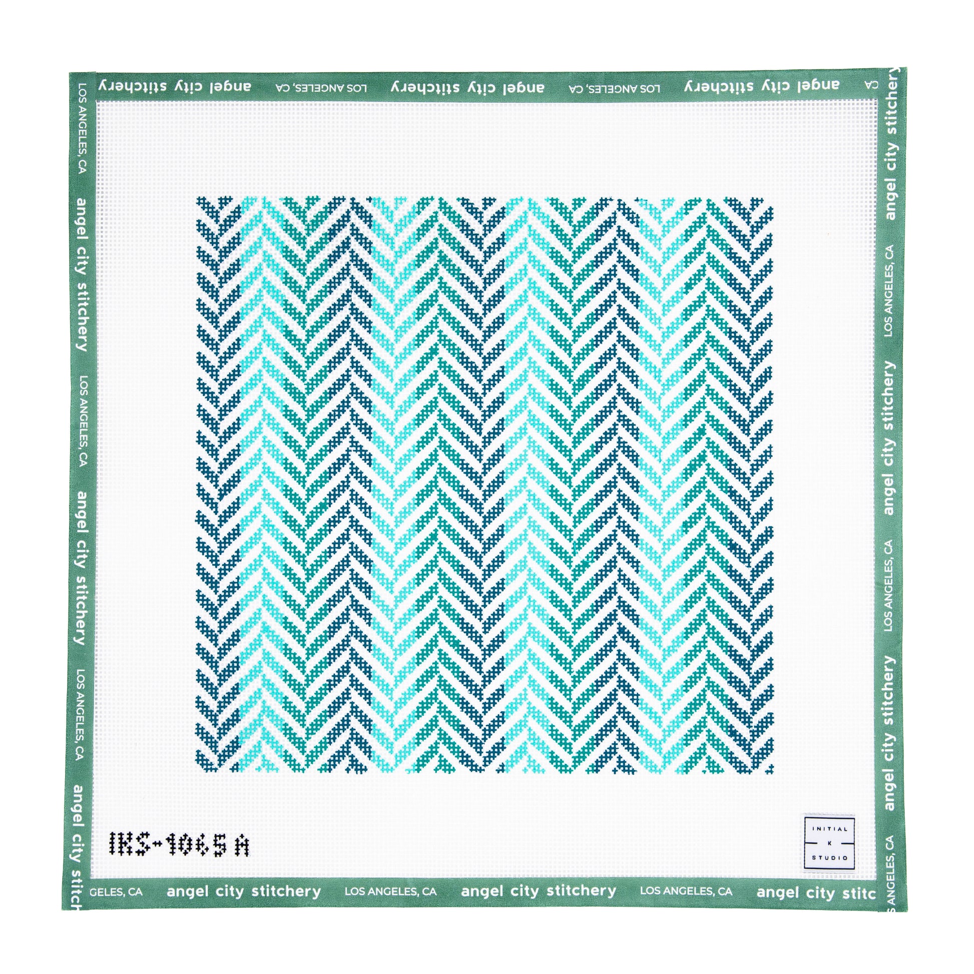 Herringbone Pillow (Turquoise)