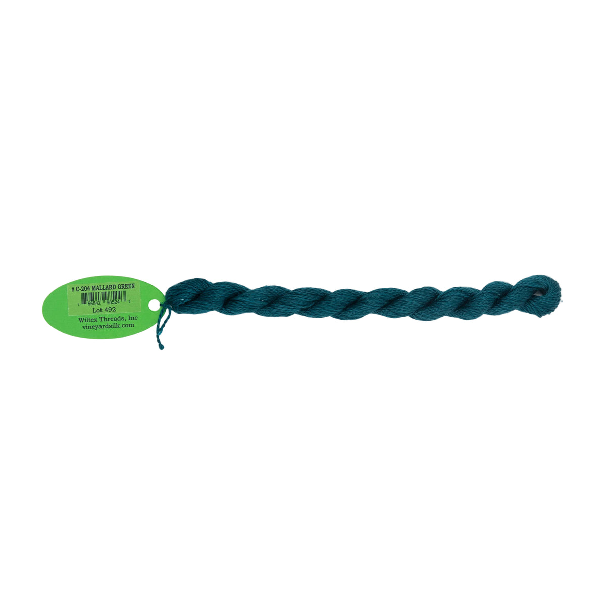 Vineyard Silk Skein C-204 Mallard Green