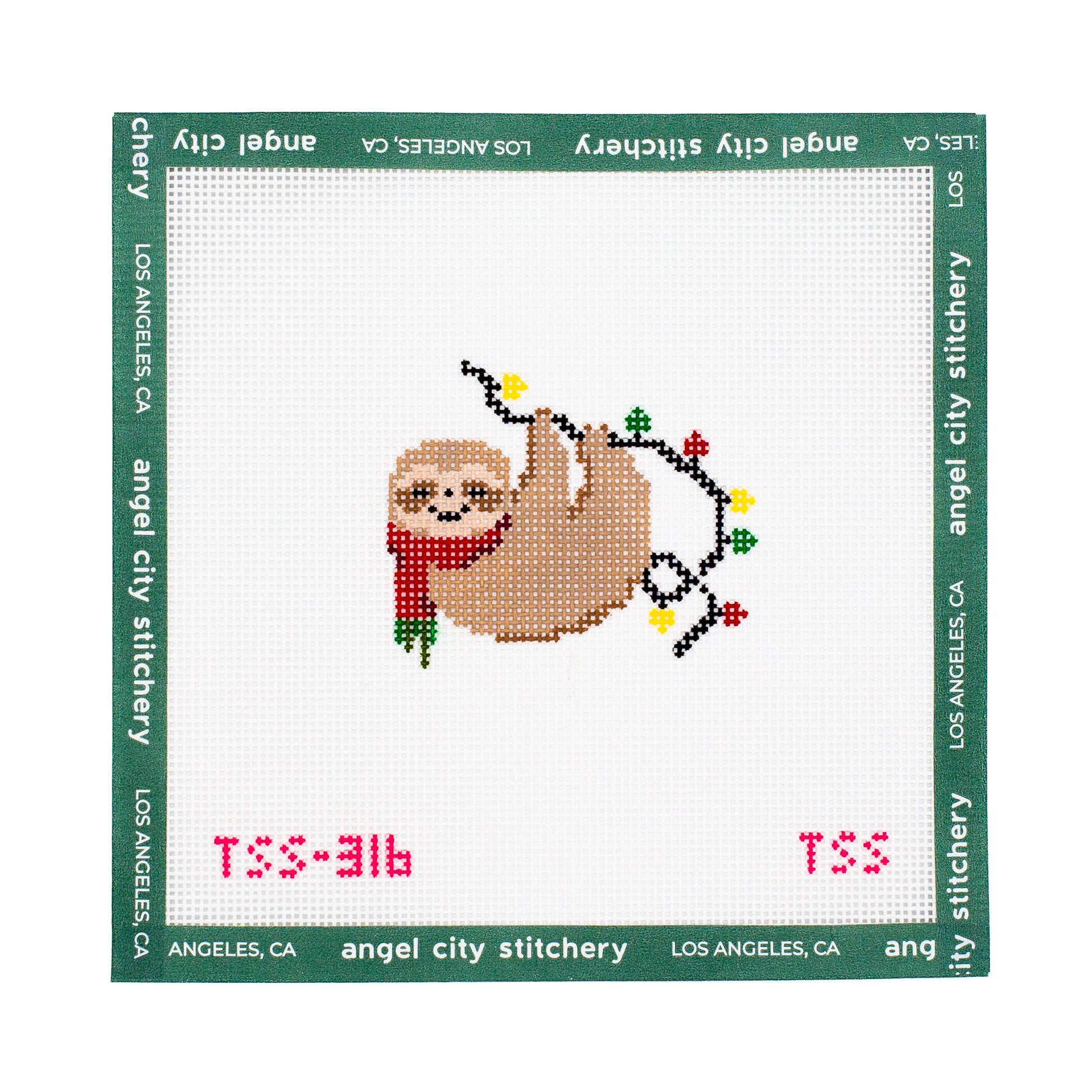 Christmas Sloth with Lights