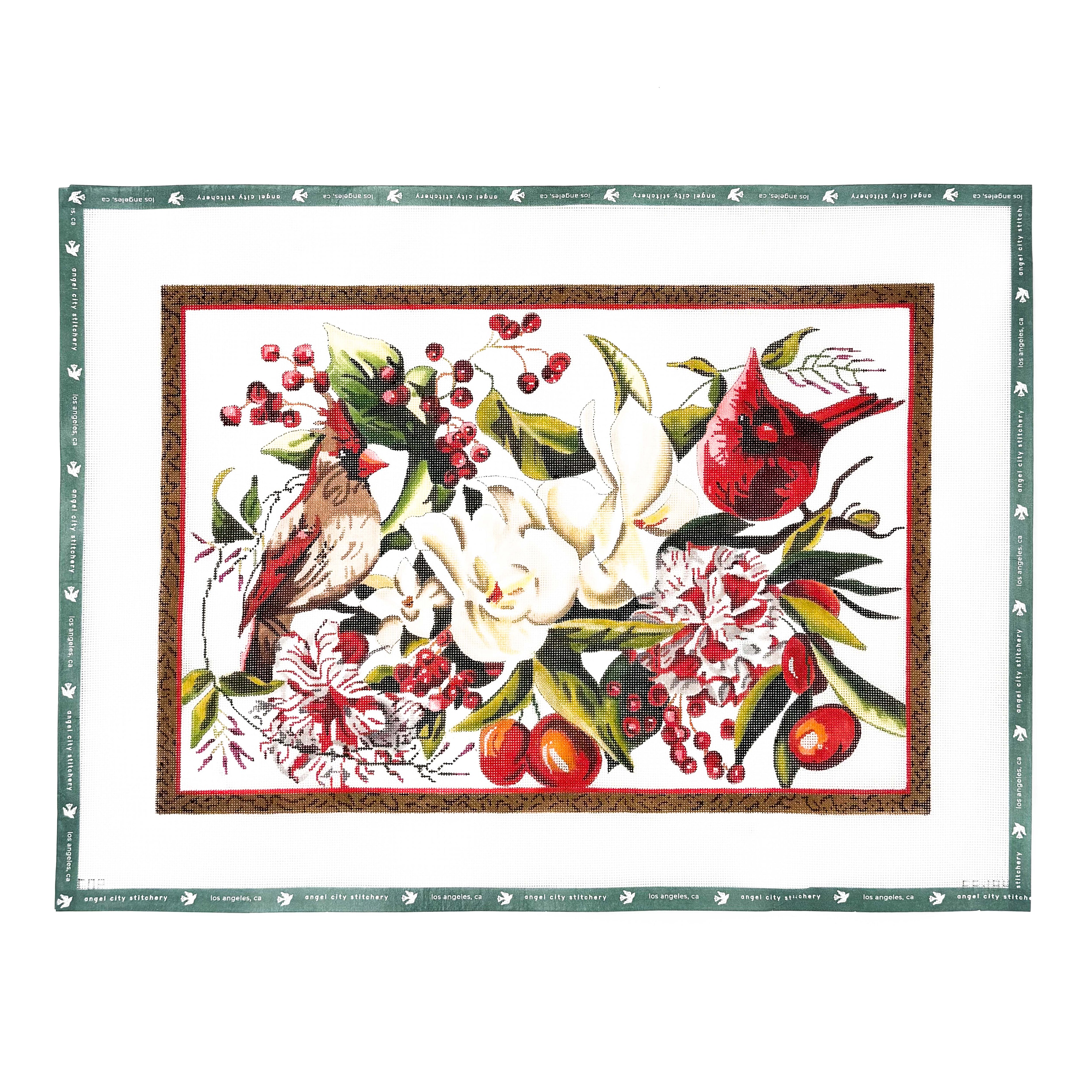 Cardinals and Flowers (FF184)