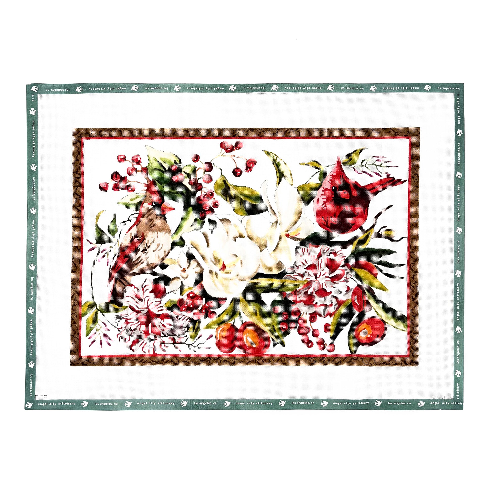 Cardinals and Flowers (FF184)