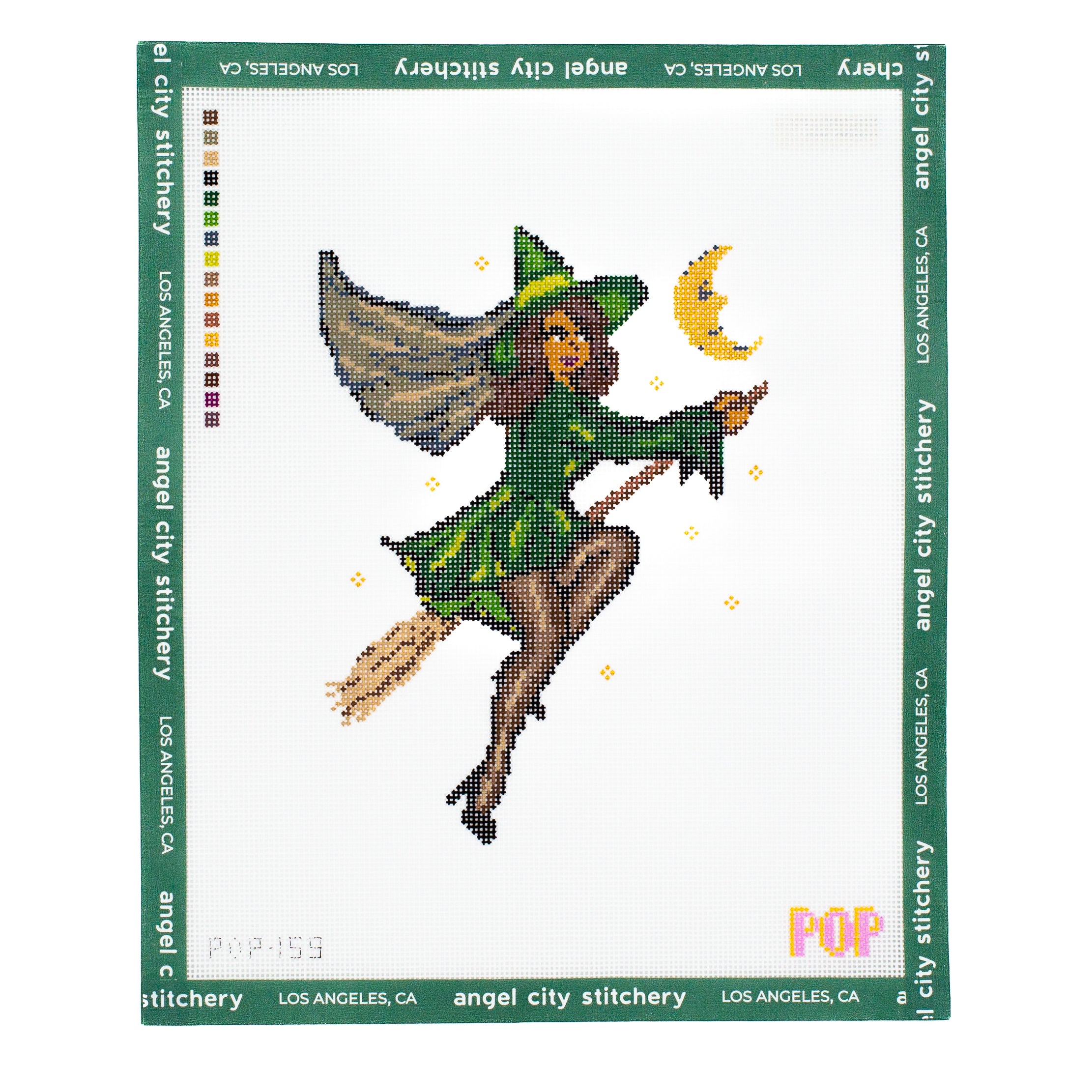 Retro Pin Up Witch (Green)