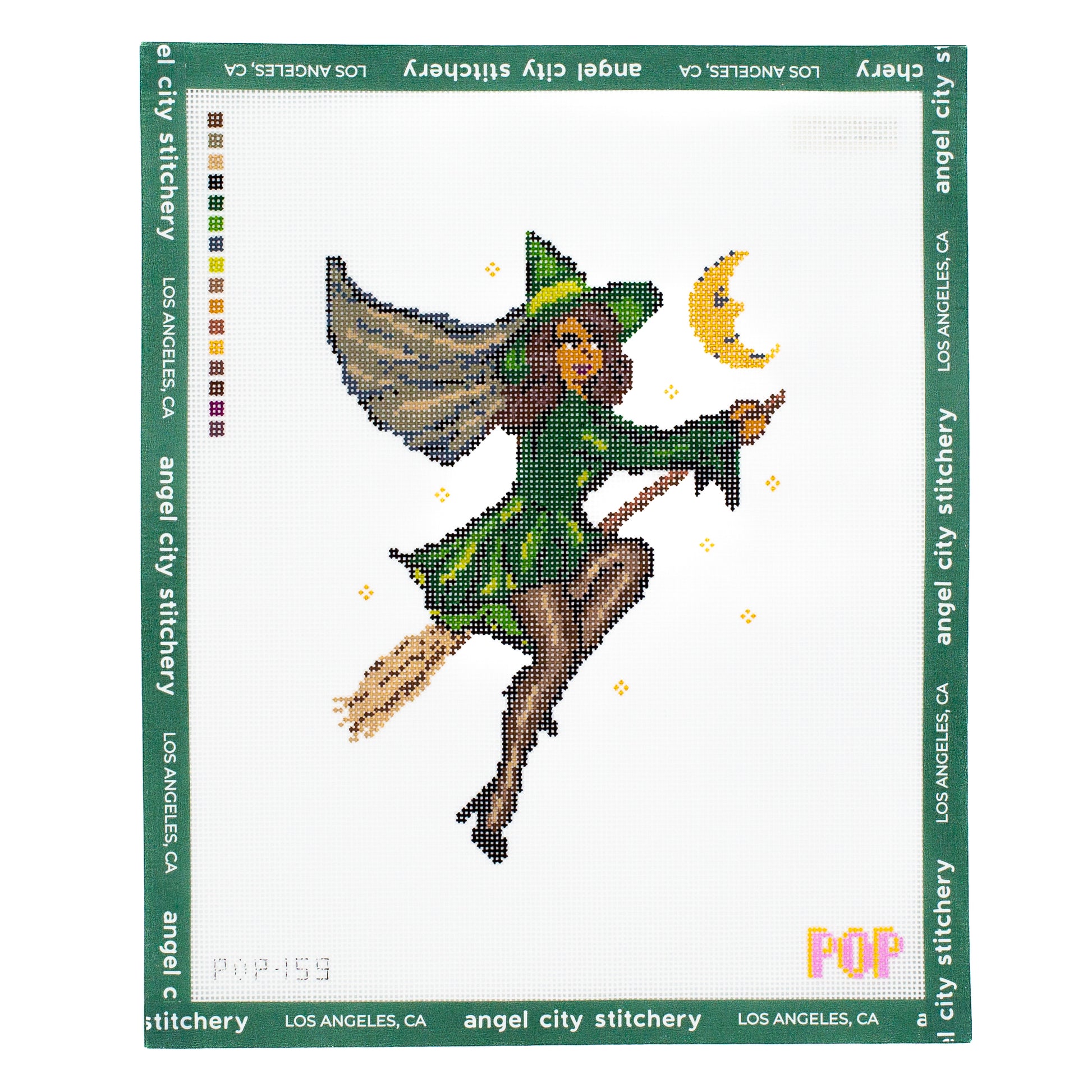Retro Pin Up Witch (Green)