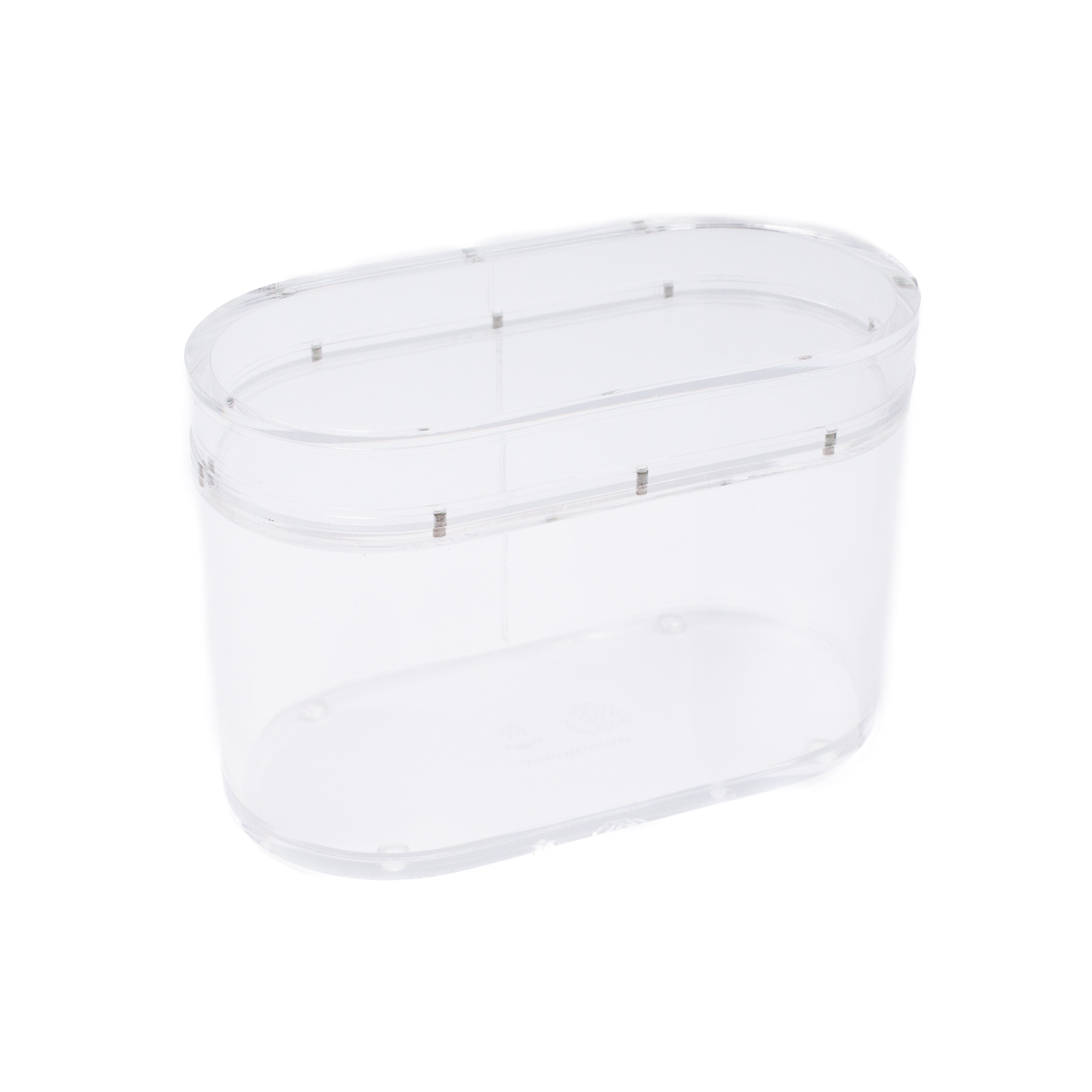Acrylic Oval Box by Morgan Julia Designs — needlepoint accessory from Angel City Stitchery (view 2)