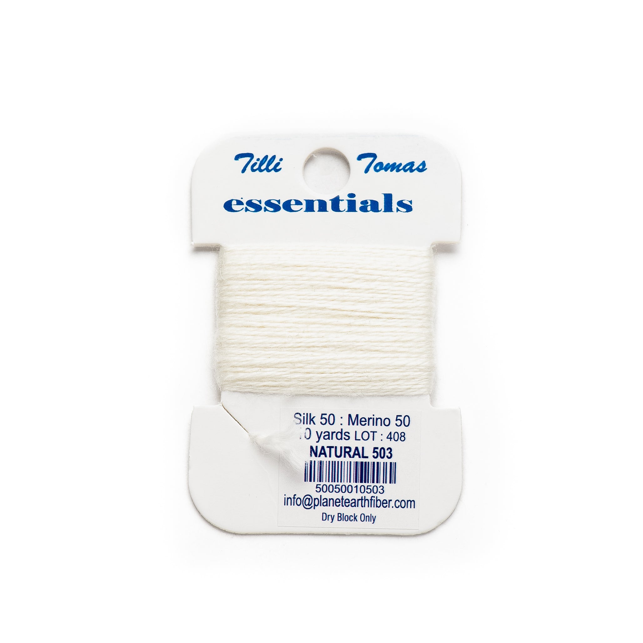 Essentials Cards - 503 Natural — silk card for needlepoint, 18 mesh