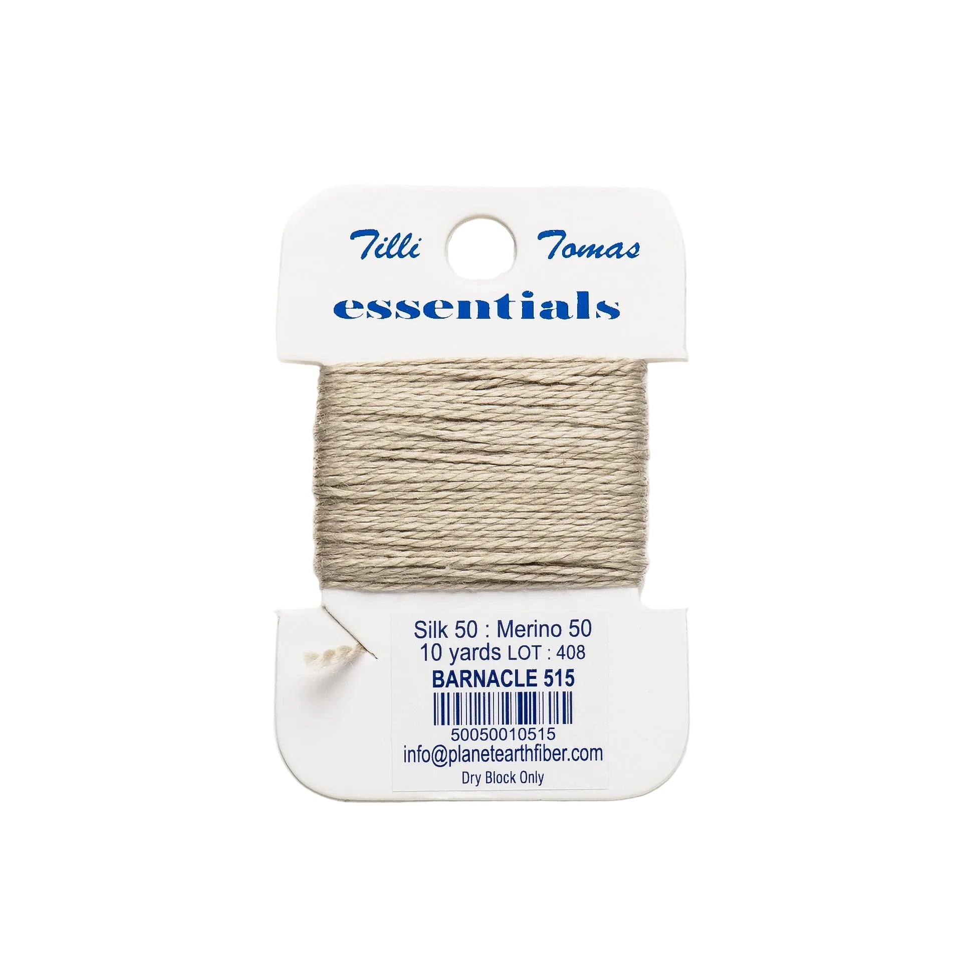 Essentials Cards - 515 Barnacle — silk card for needlepoint, 18 mesh