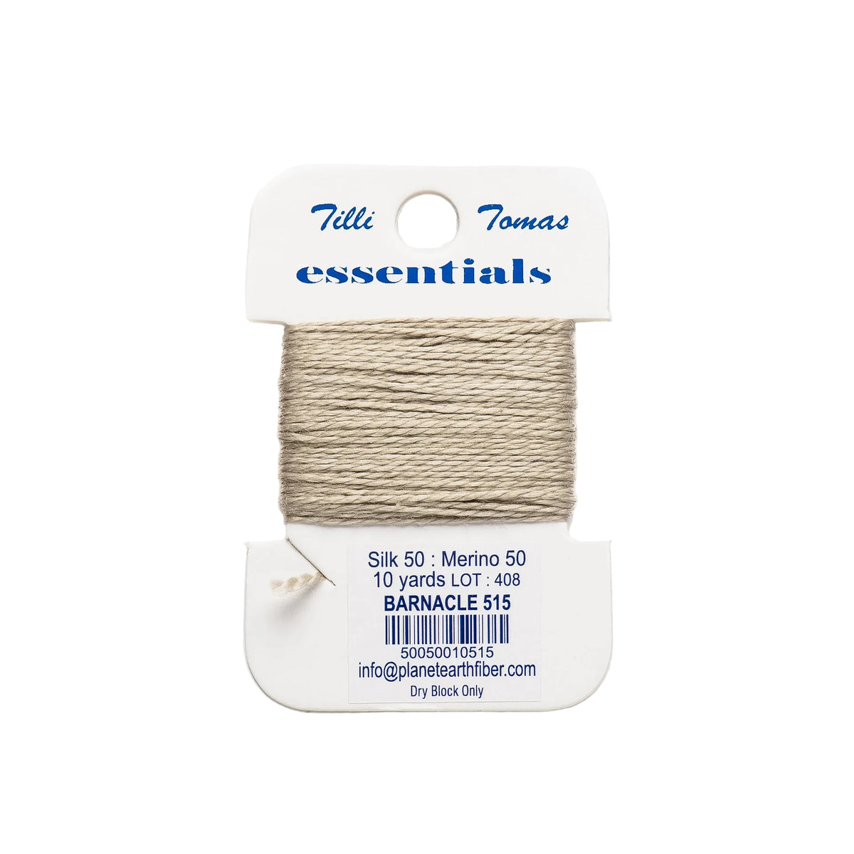 Essentials Cards - 515 Barnacle — silk card for needlepoint, 18 mesh