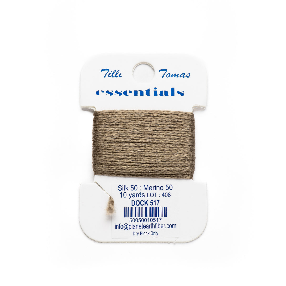Essentials Cards - 517 Dock — silk card for needlepoint, 18 mesh