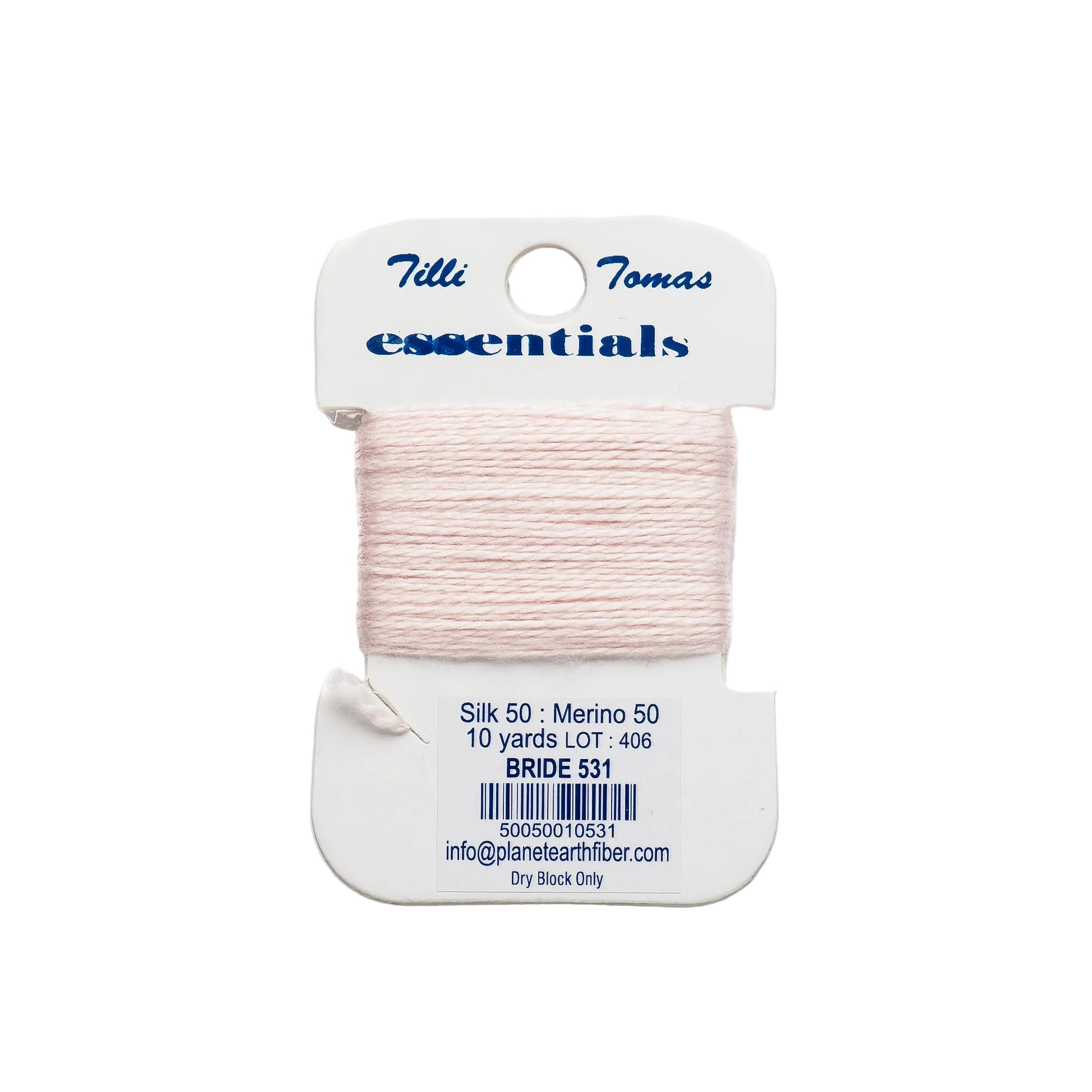 Essentials Cards - 531 Bride — silk card for needlepoint, 18 mesh