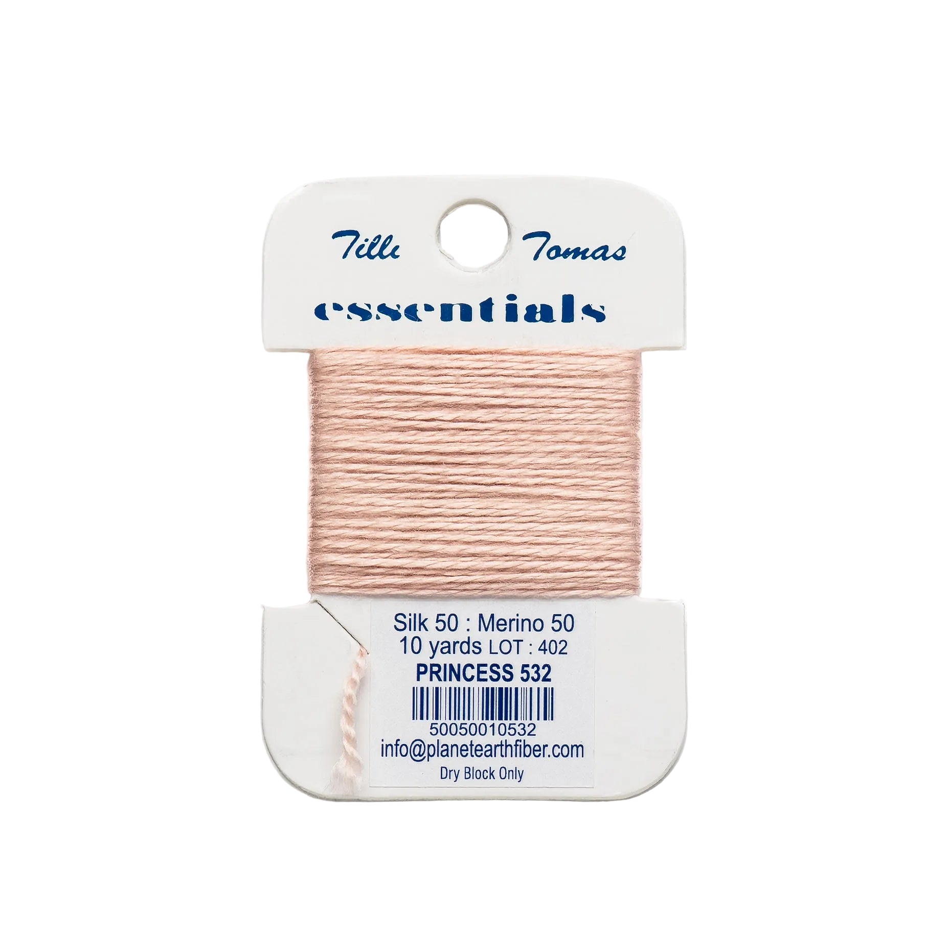 Essentials Cards - 532 Princess — silk card for needlepoint, 18 mesh