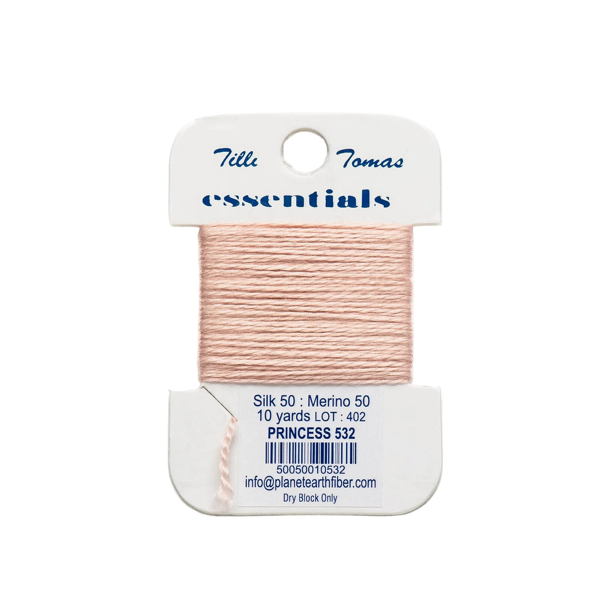 Essentials Cards - 532 Princess — silk card for needlepoint, 18 mesh