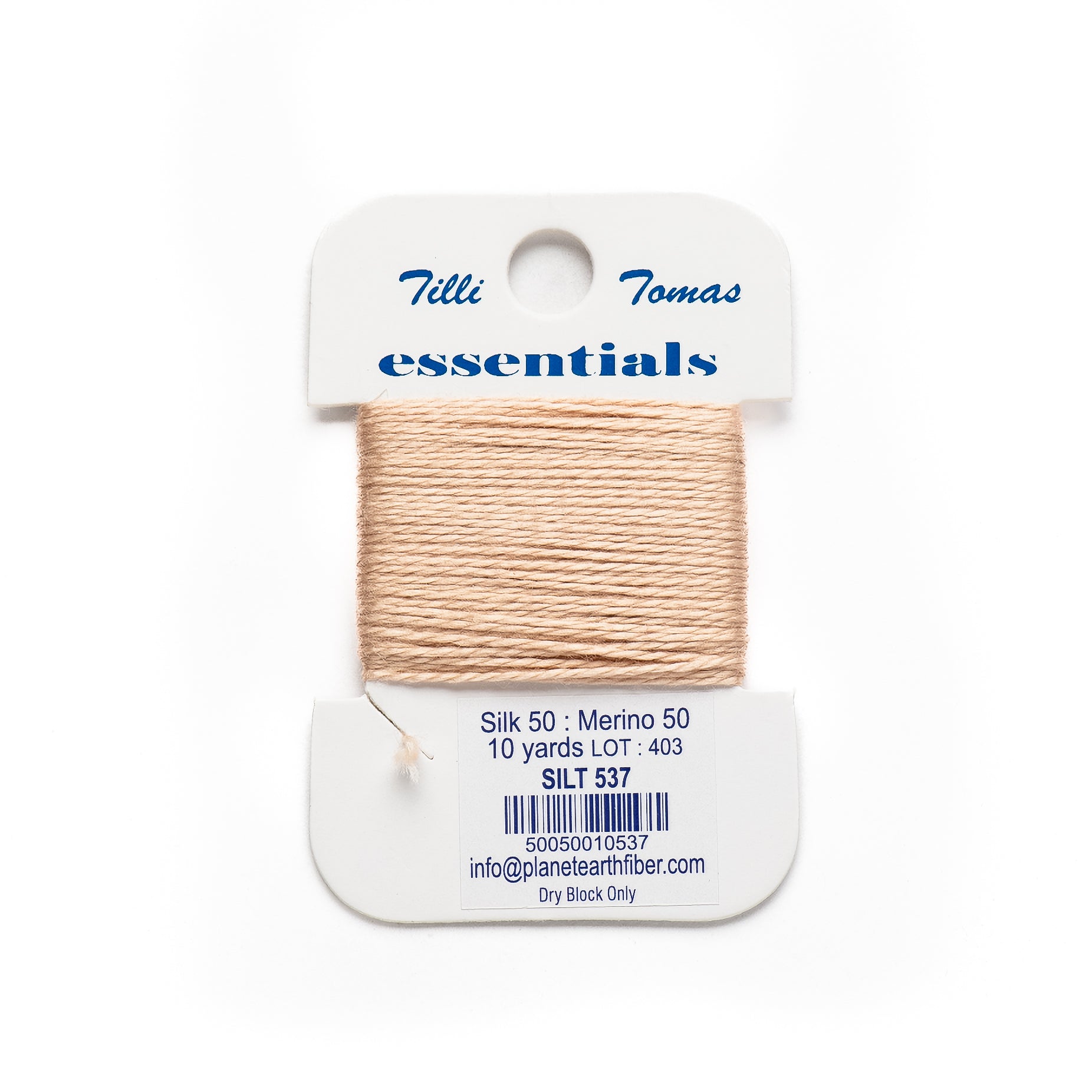 Essentials Cards - 537 Silt — silk card for needlepoint, 18 mesh