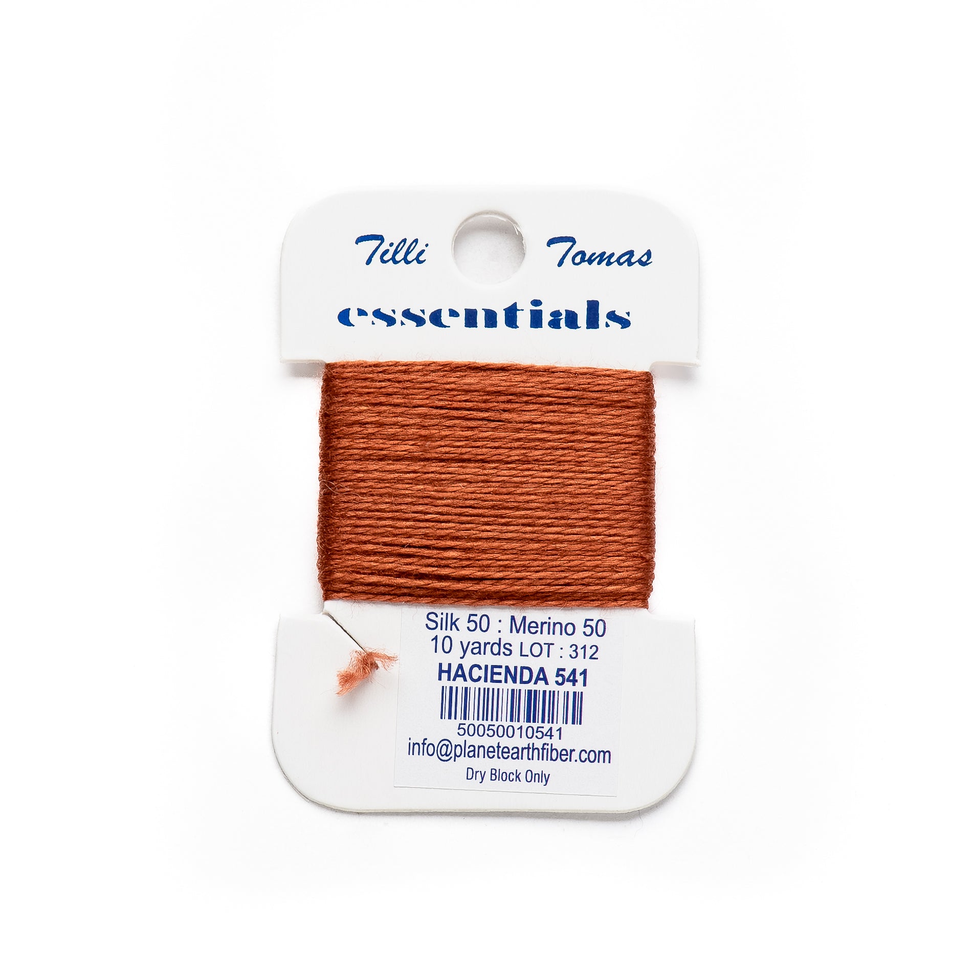 Essentials Cards - 541 Hacienda — silk card for needlepoint, 18 mesh
