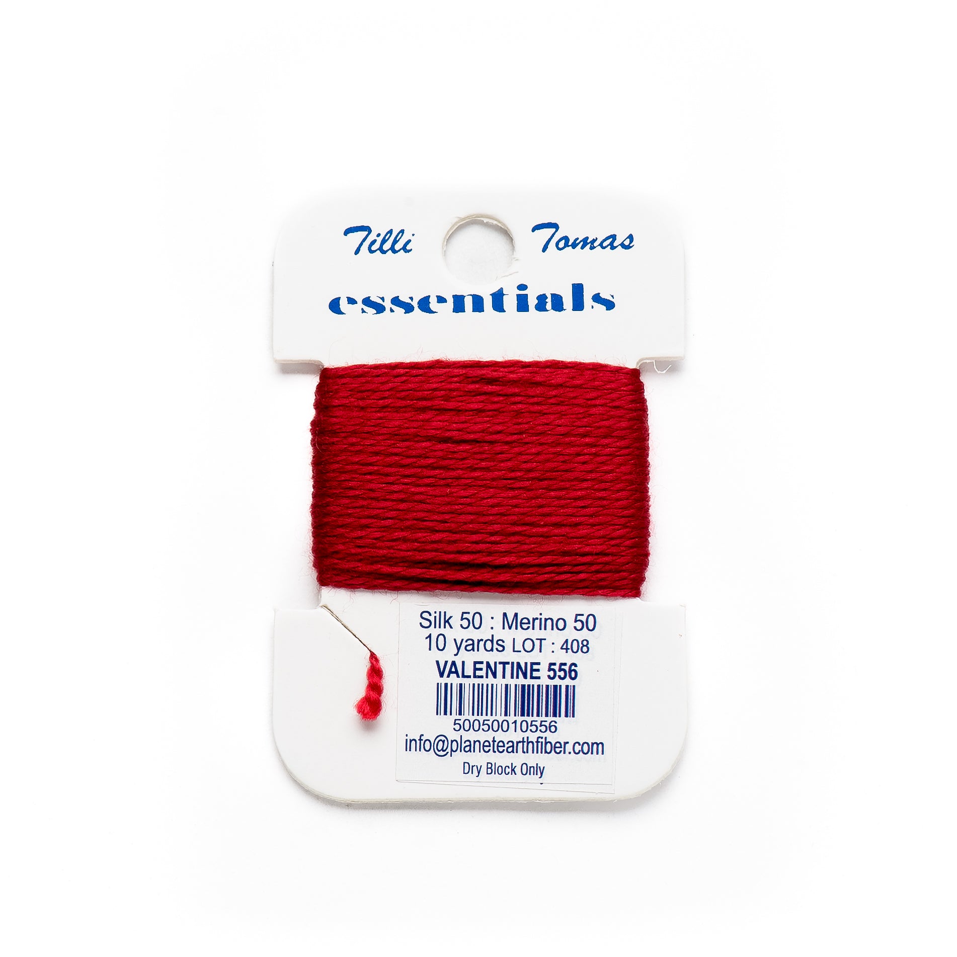 Essentials Cards - 556 Valentine — silk card for needlepoint, 18 mesh