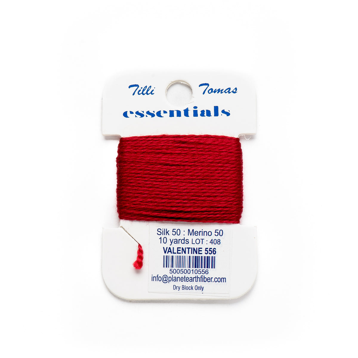 Essentials Cards - 556 Valentine — silk card for needlepoint, 18 mesh