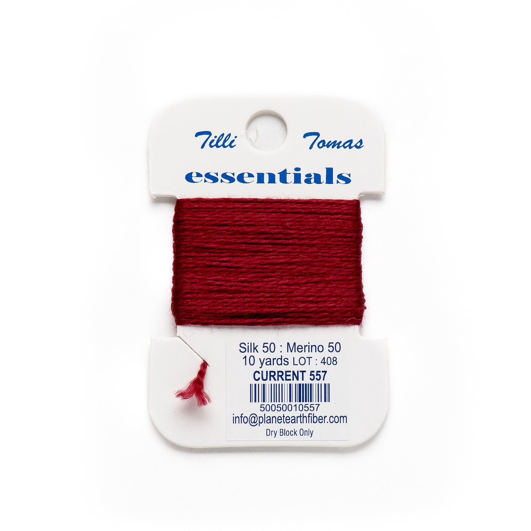 Essentials Cards - 557 Currant — silk card for needlepoint, 18 mesh