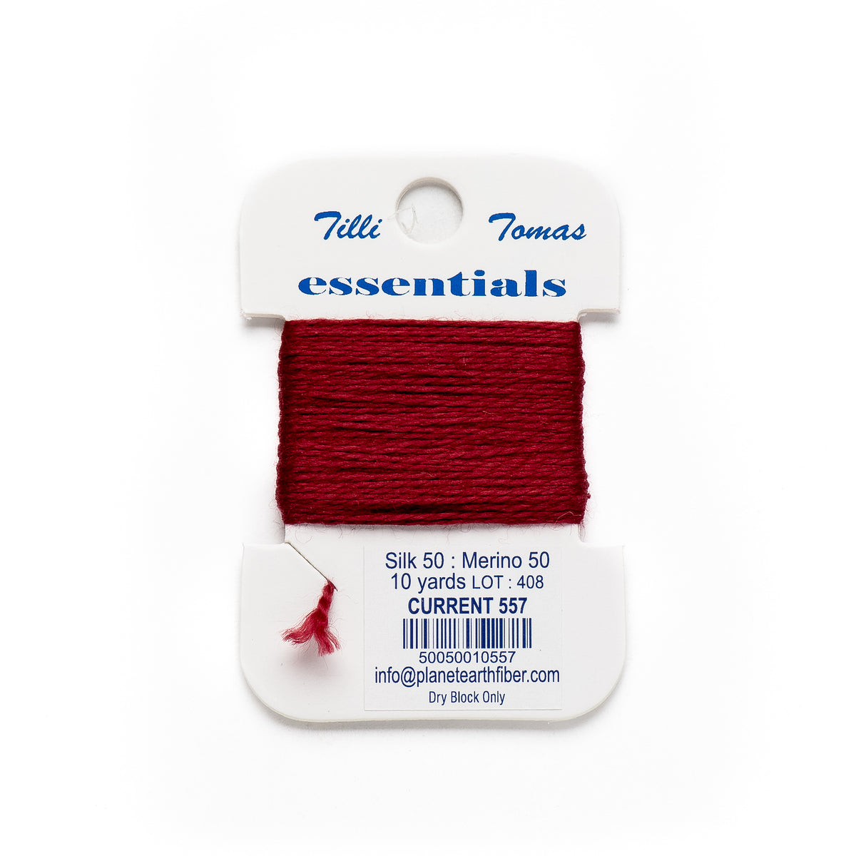 Essentials Cards - 557 Currant — silk card for needlepoint, 18 mesh