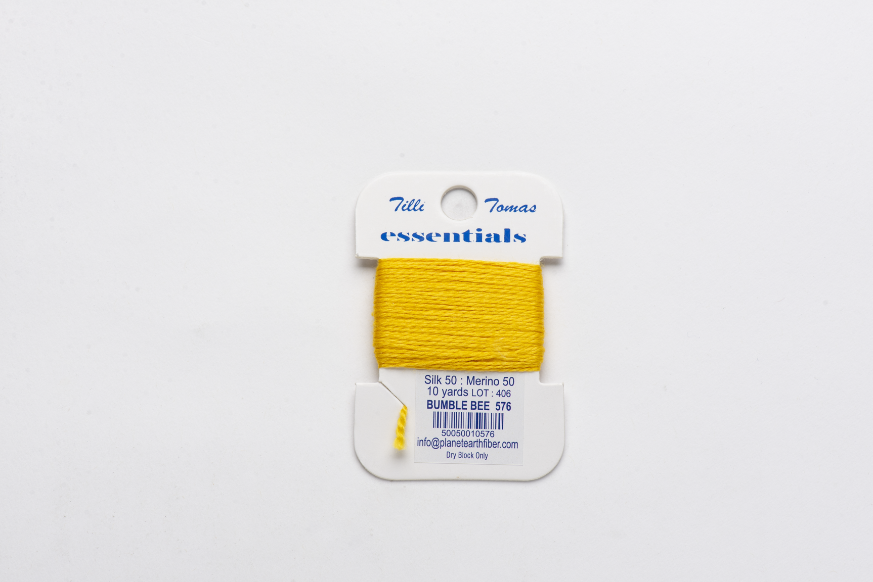 Essentials Cards - 576 Bumble Bee — silk card for needlepoint, 18 mesh